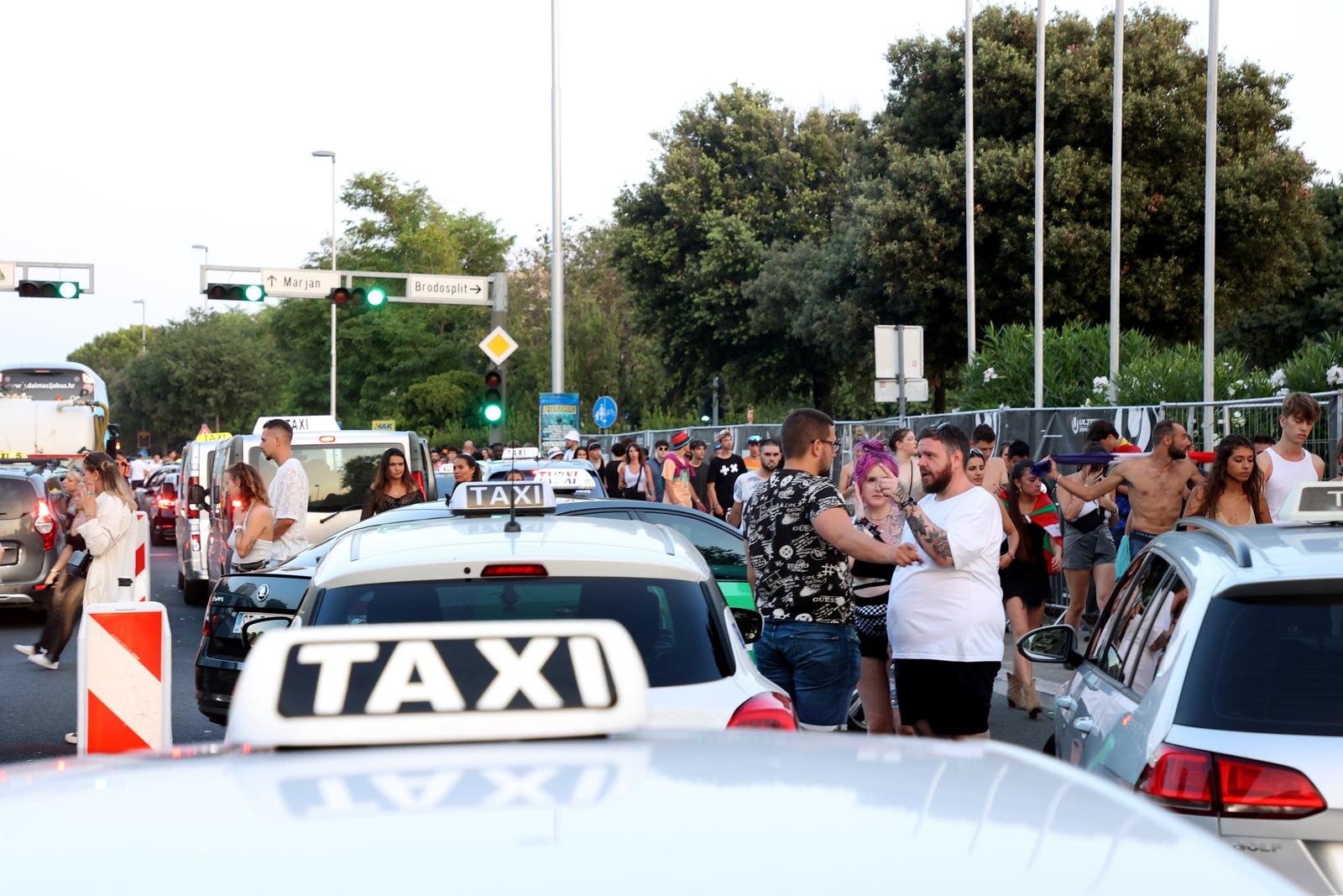 Split: Nakon završetka Ultre taksisti su imali pune ruke posla