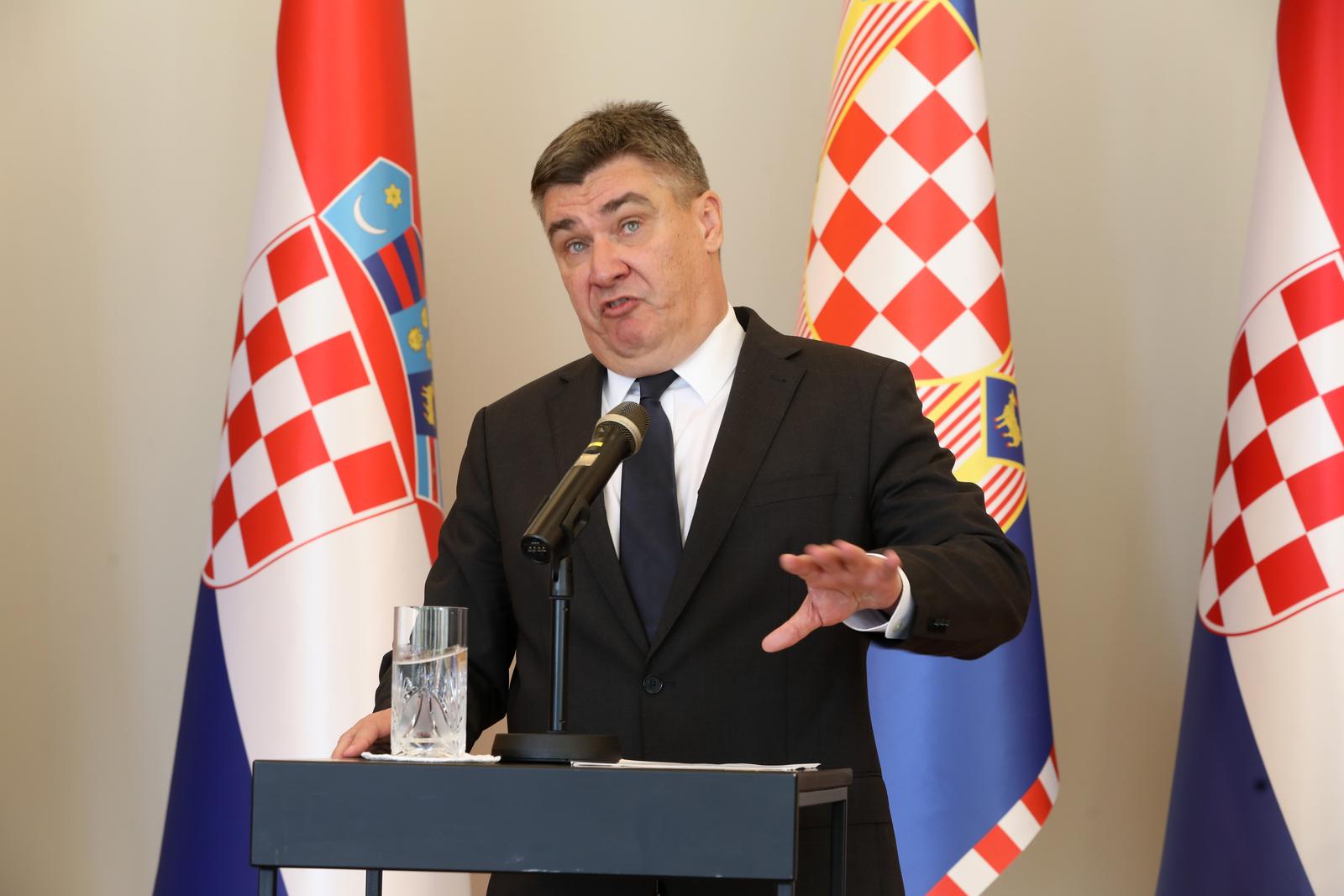 Zagreb: Predsjednik Zoran Milanović održao je izvanrednu konferenciju za novinare