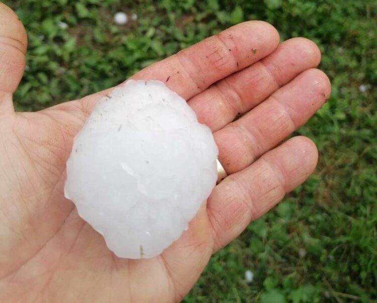 tuča, nevrijeme, slovenija