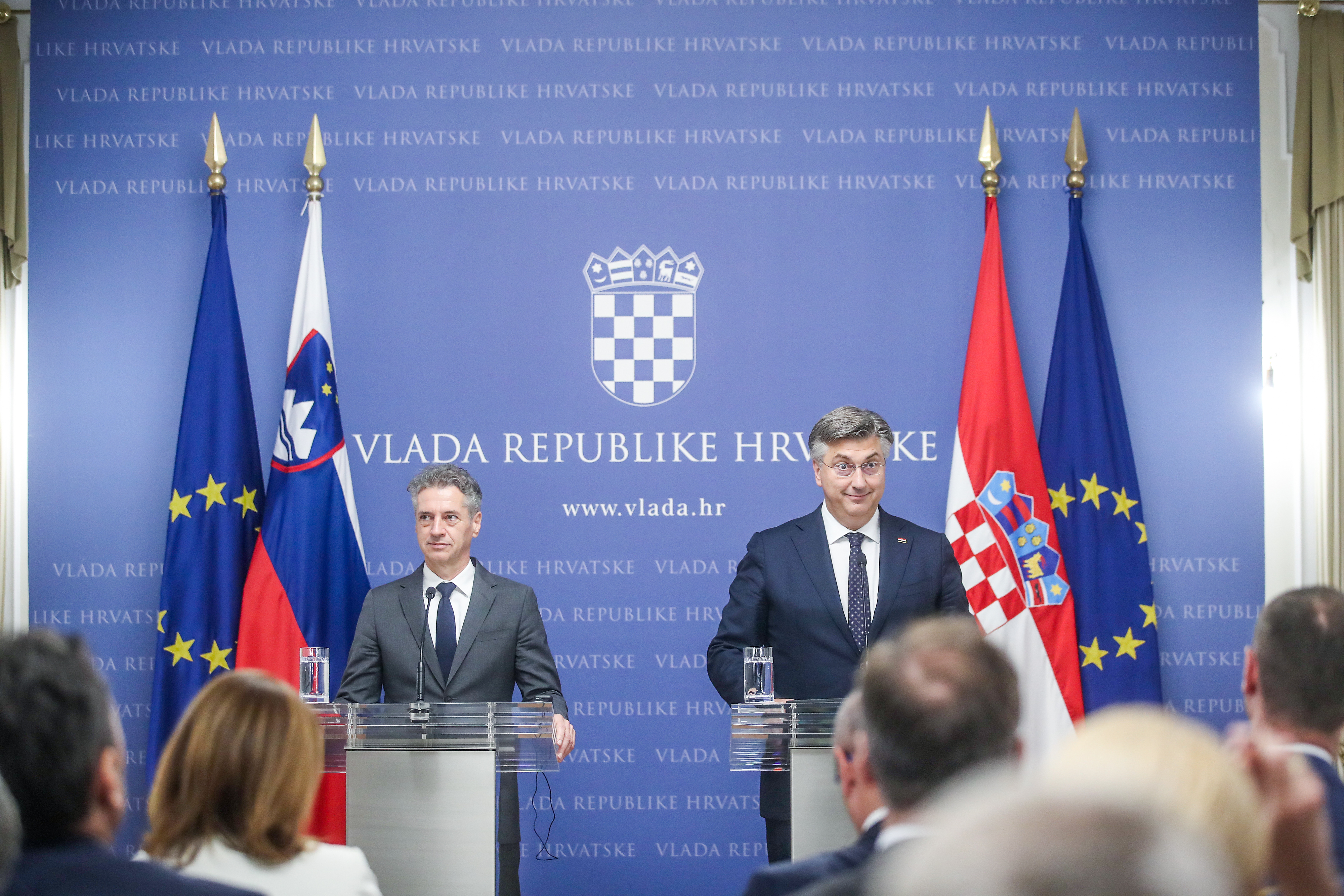 Andrej Plenković, Robert Golob