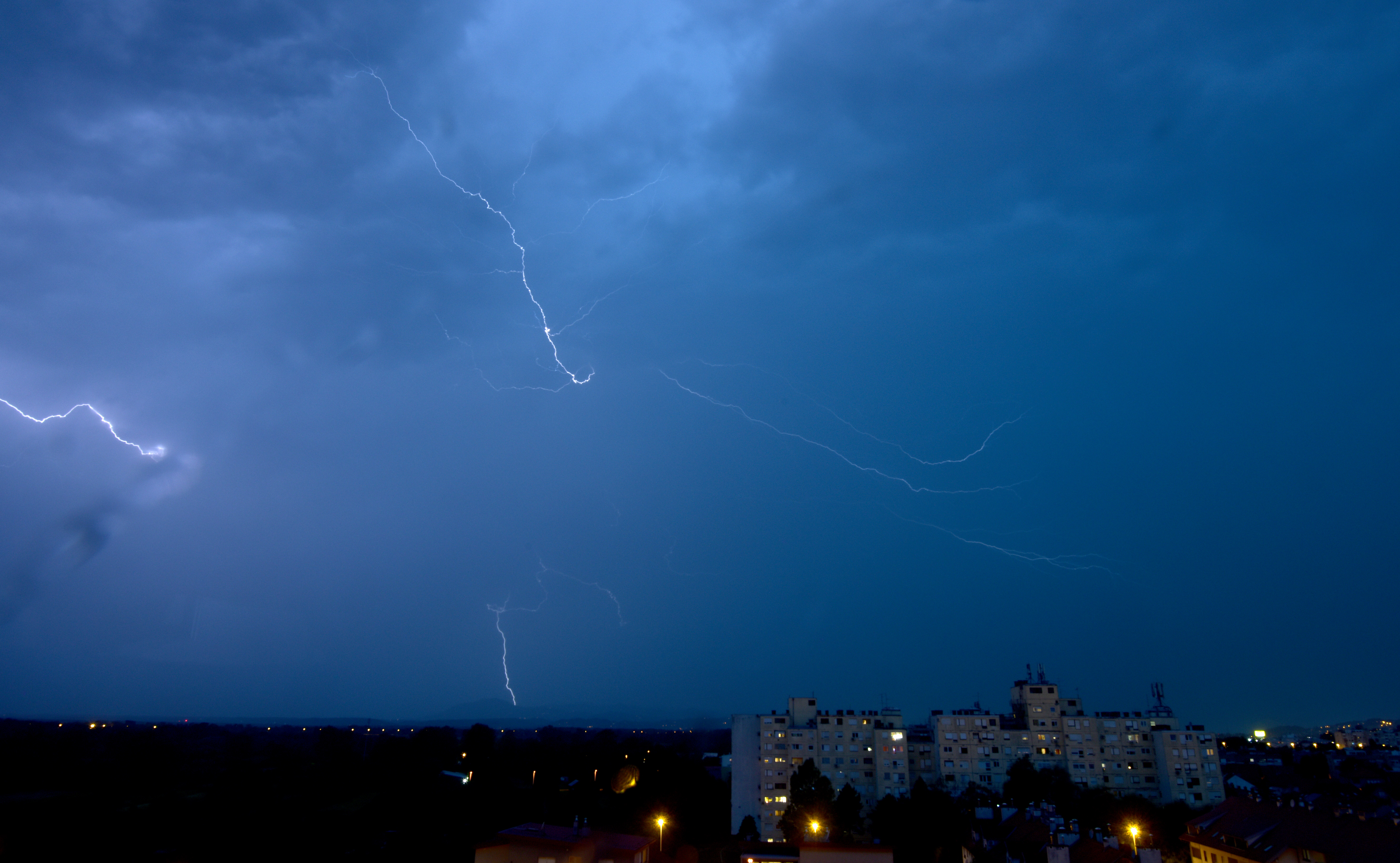 Munje iznad Zagreba
