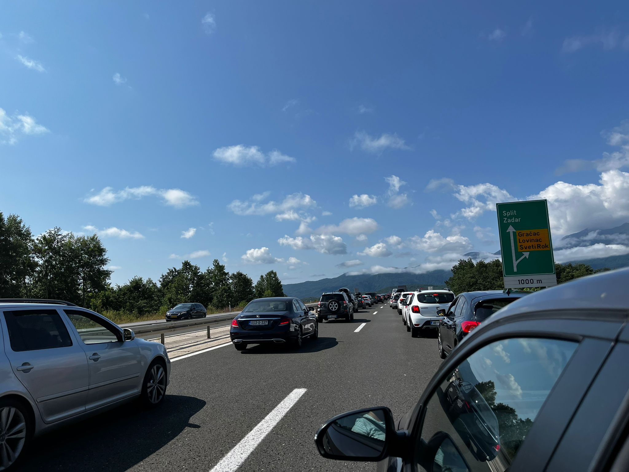 gužve, kolona, autocesta a1, lučko