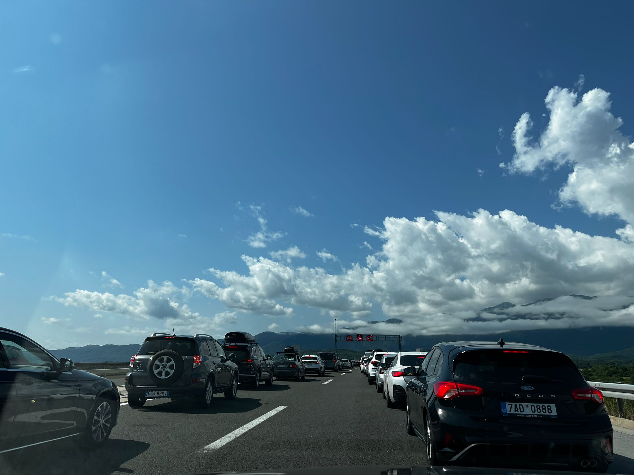 gužve, kolona, autocesta a1, lučko