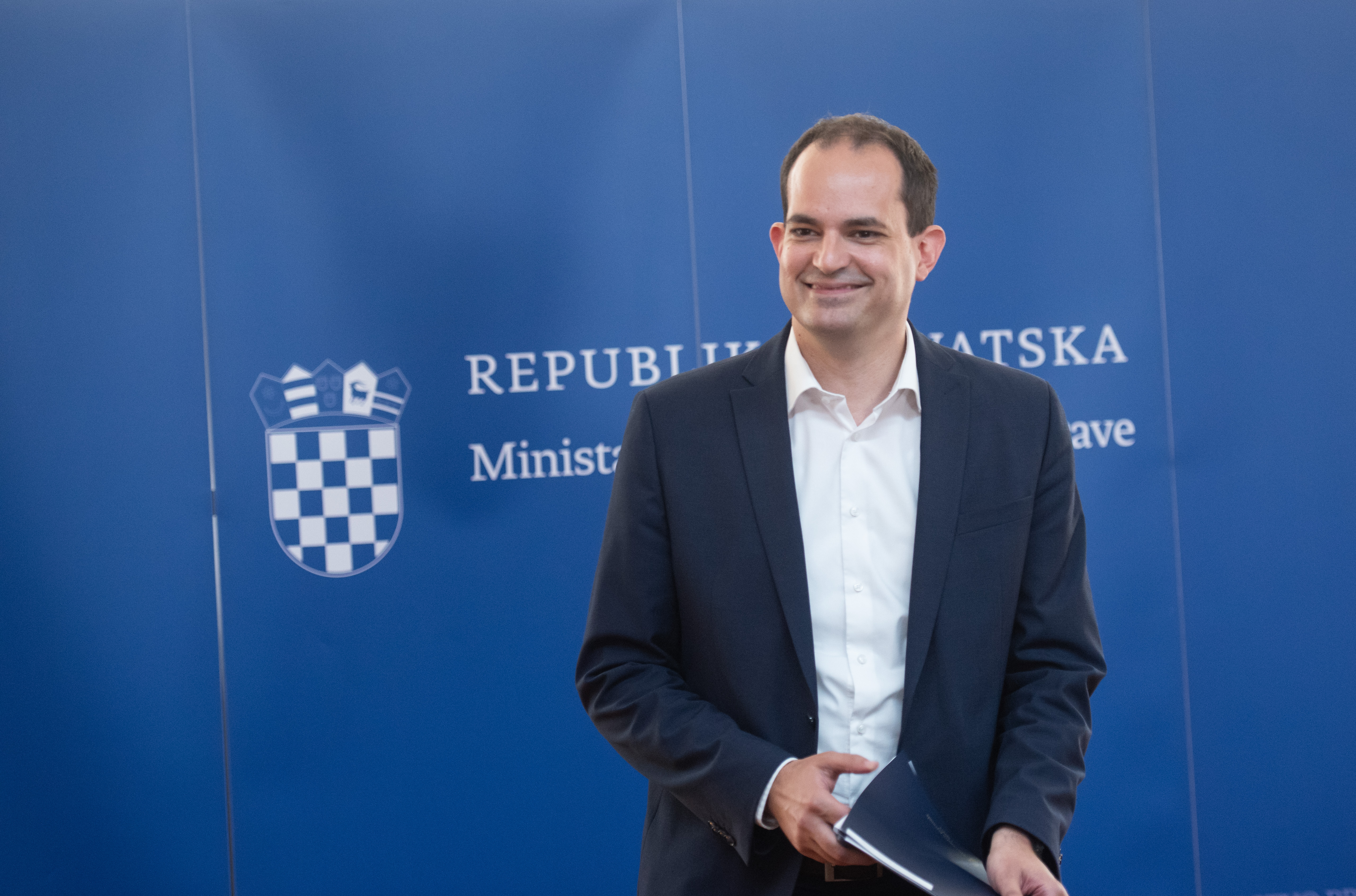 Zagreb: Ministar Malenica dao je izjavu za medije u Ministarstvu pravosuđa i uprave