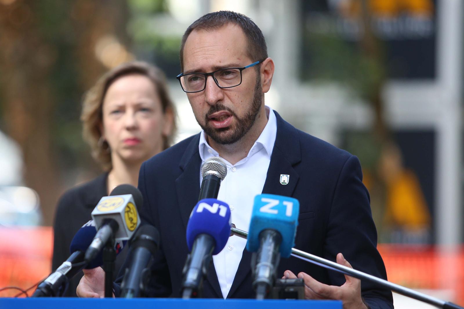 Zagreb: Izjave za medije nakon obilaska radova na obnovi bolnice za plućne bolesti