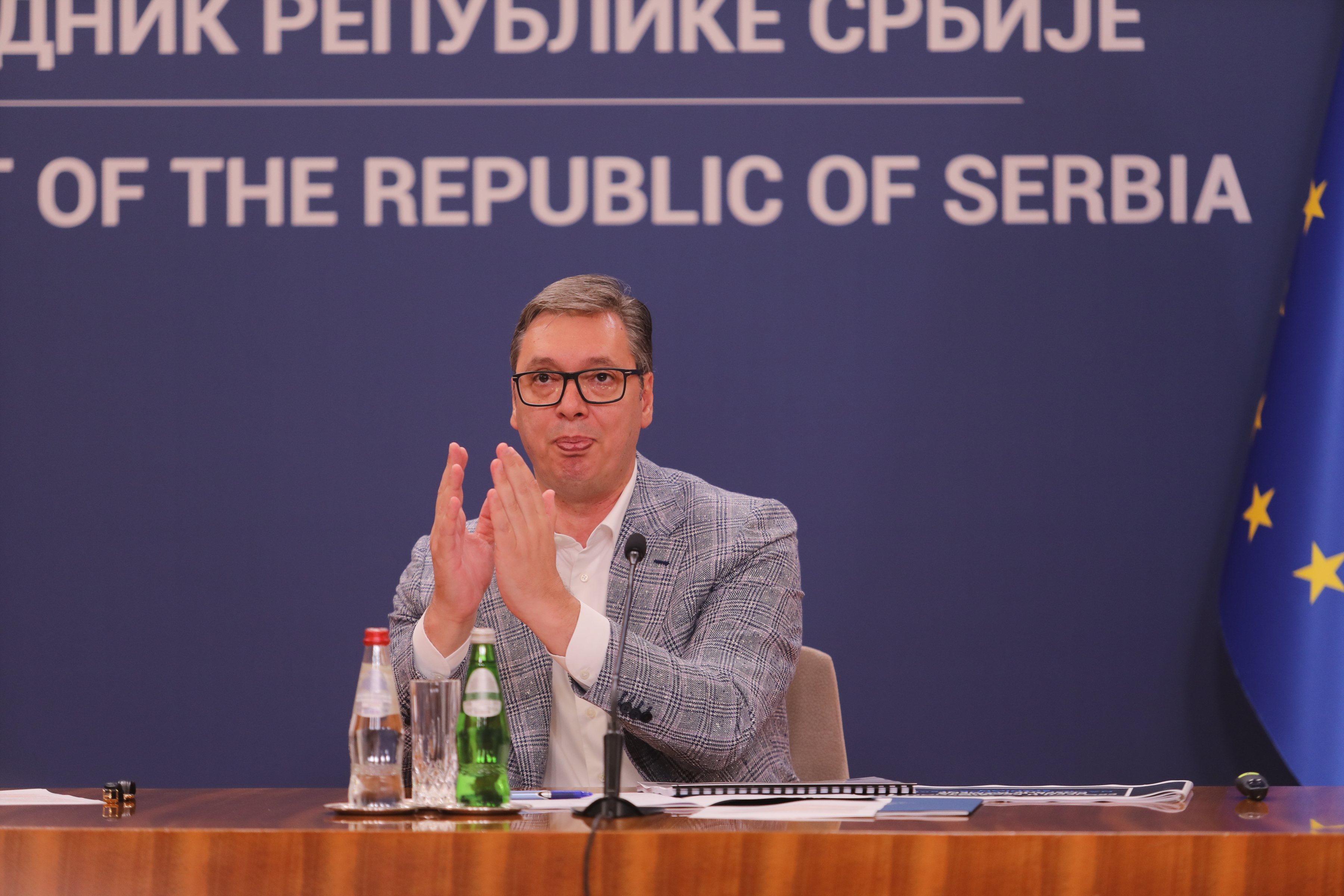 Beograd: Vučić i Brnabić održali su konferenciju za novinare u Palači Srbije