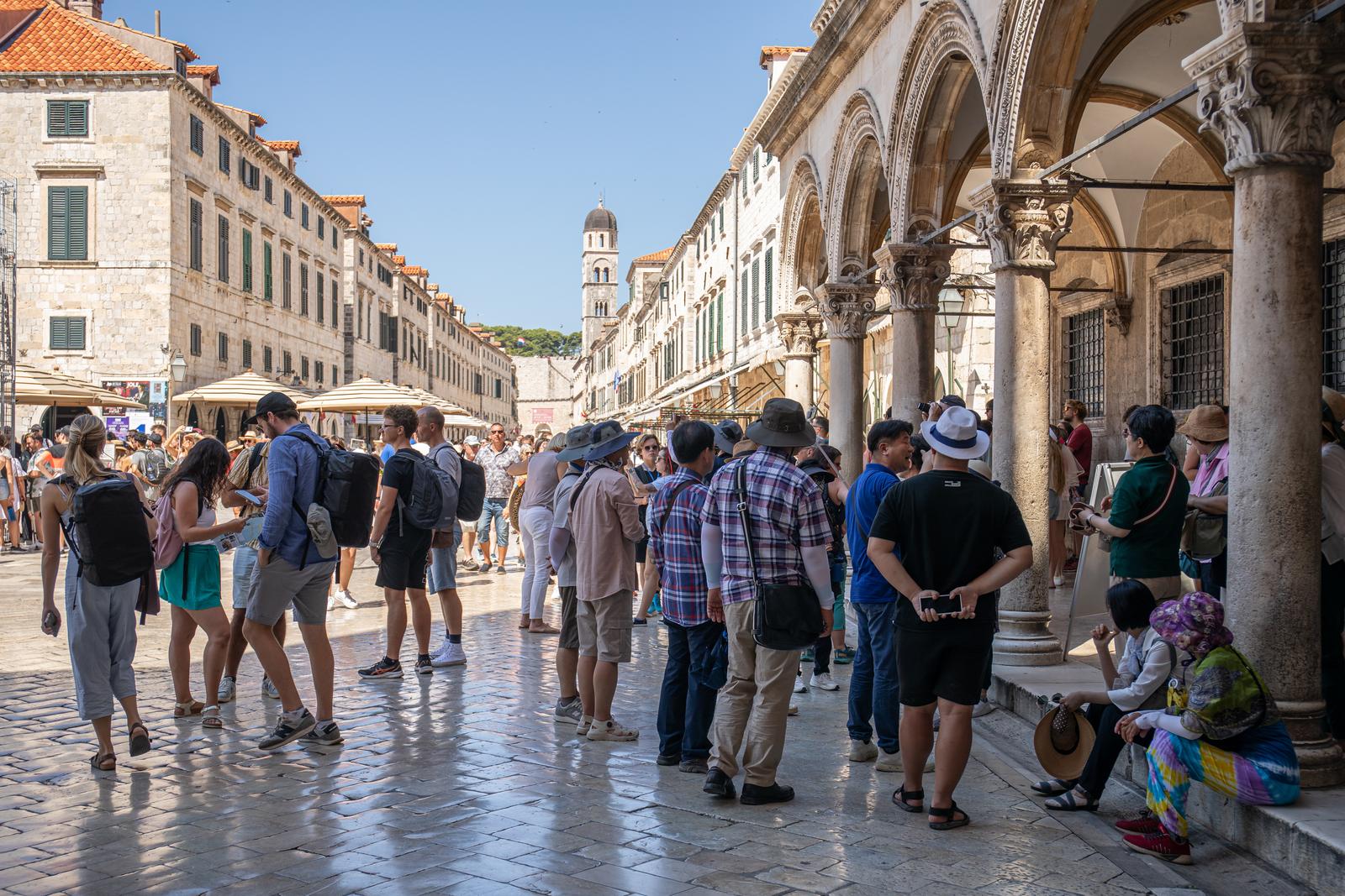 Špica turističke sezone u Dubrovniku