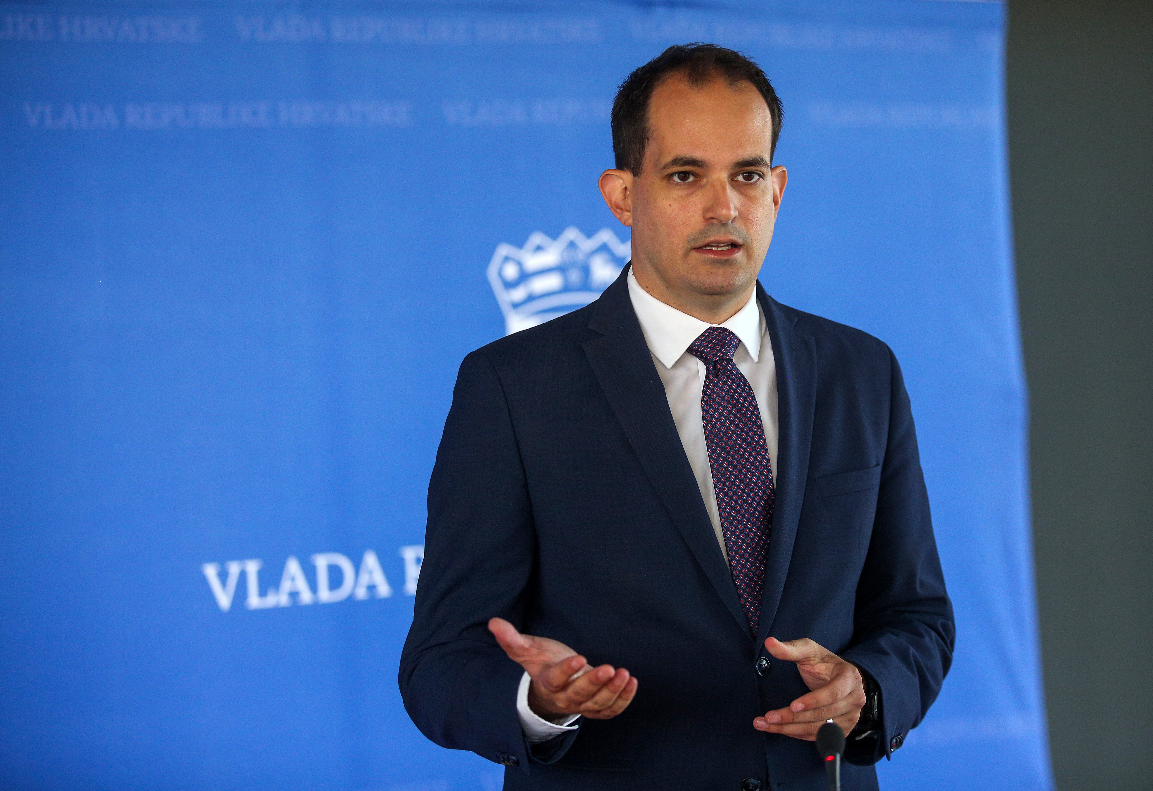 Zagreb: Ivan Malenica dao je izjavu za medije povodom završetka štrajka djelatnika u pravosuđu