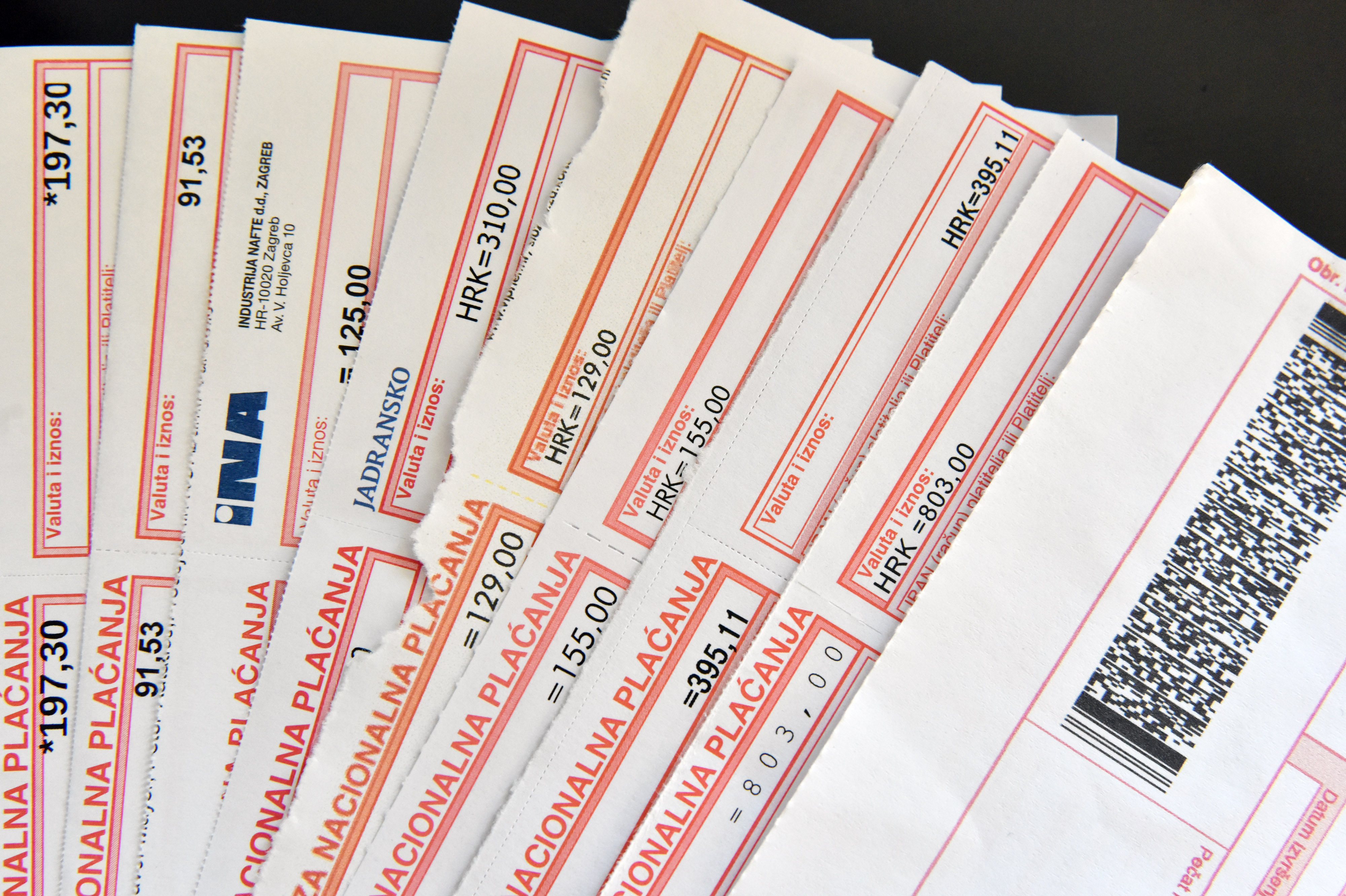 Računi za kućanstvo