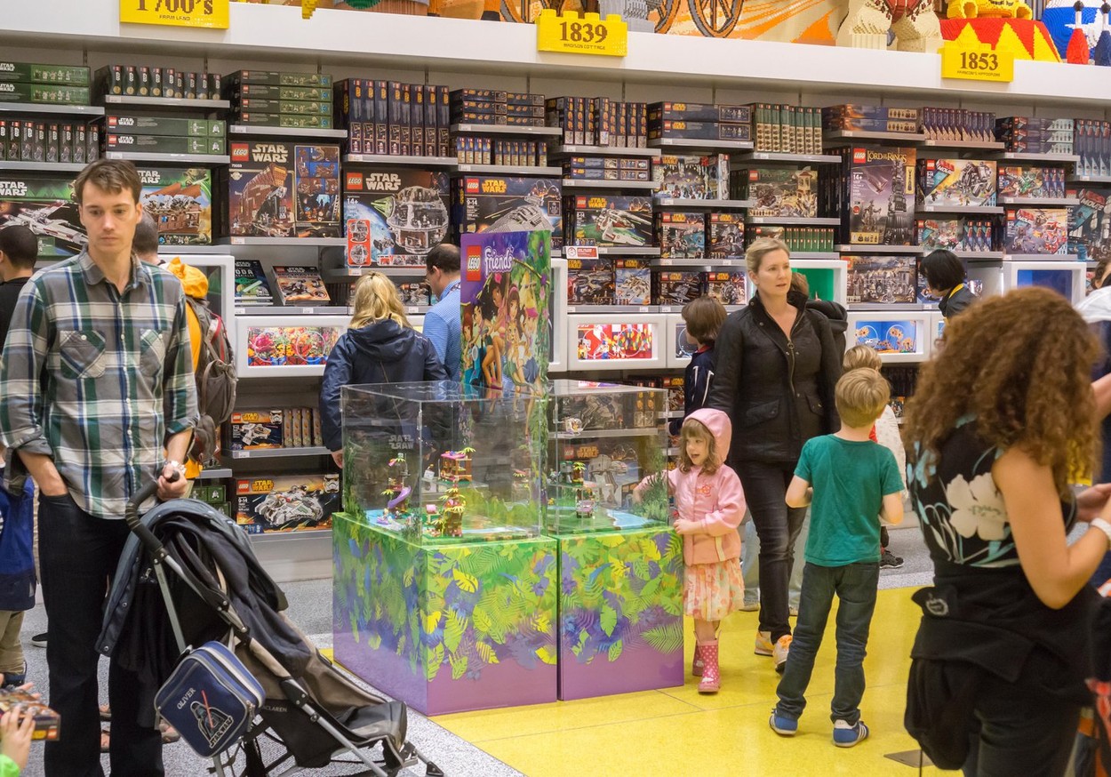The new Lego store on Madison Square in New York.