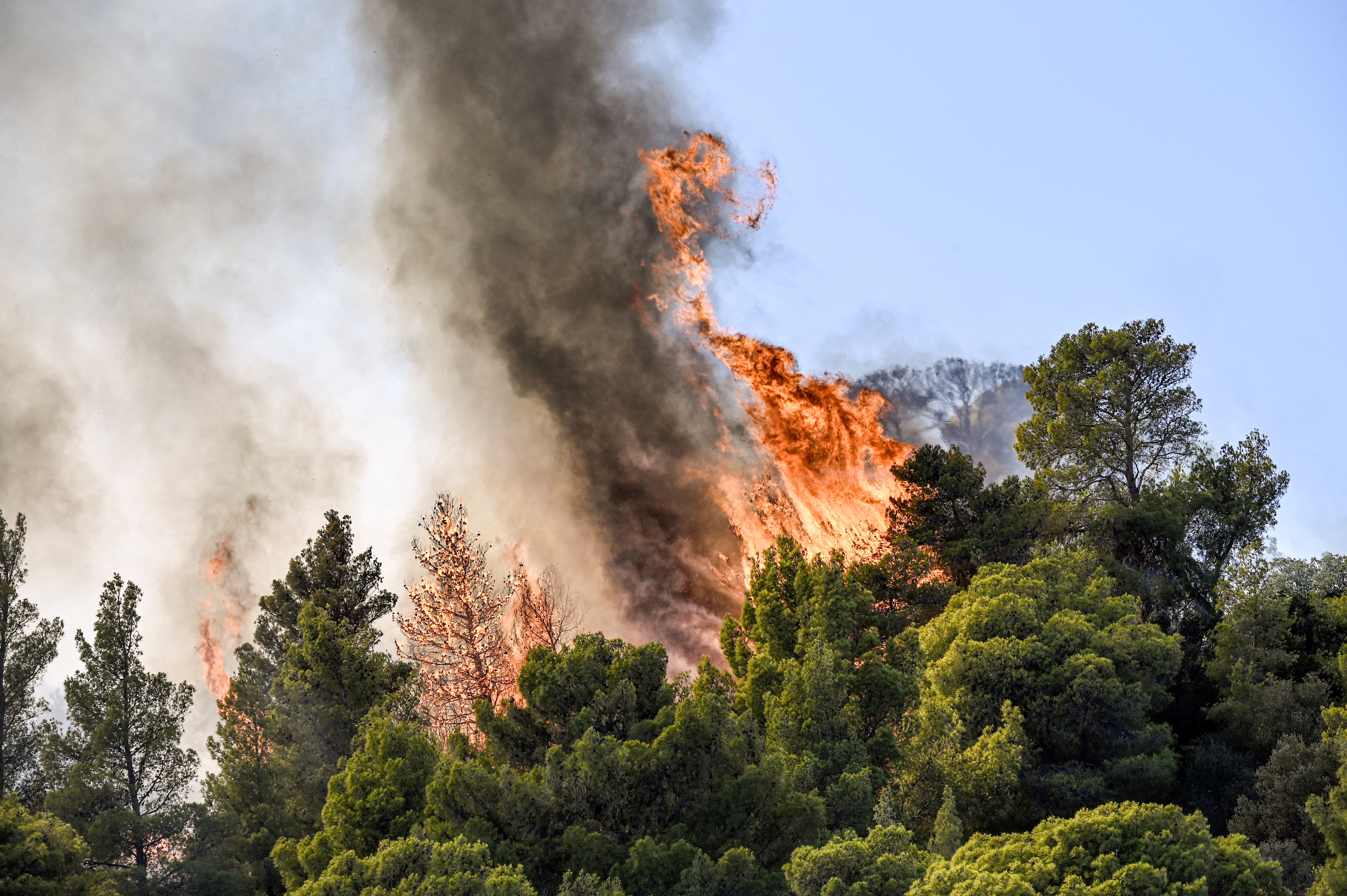 GREECE-FIRE-ENVIRONMENT-CLIMATE-WEATHER