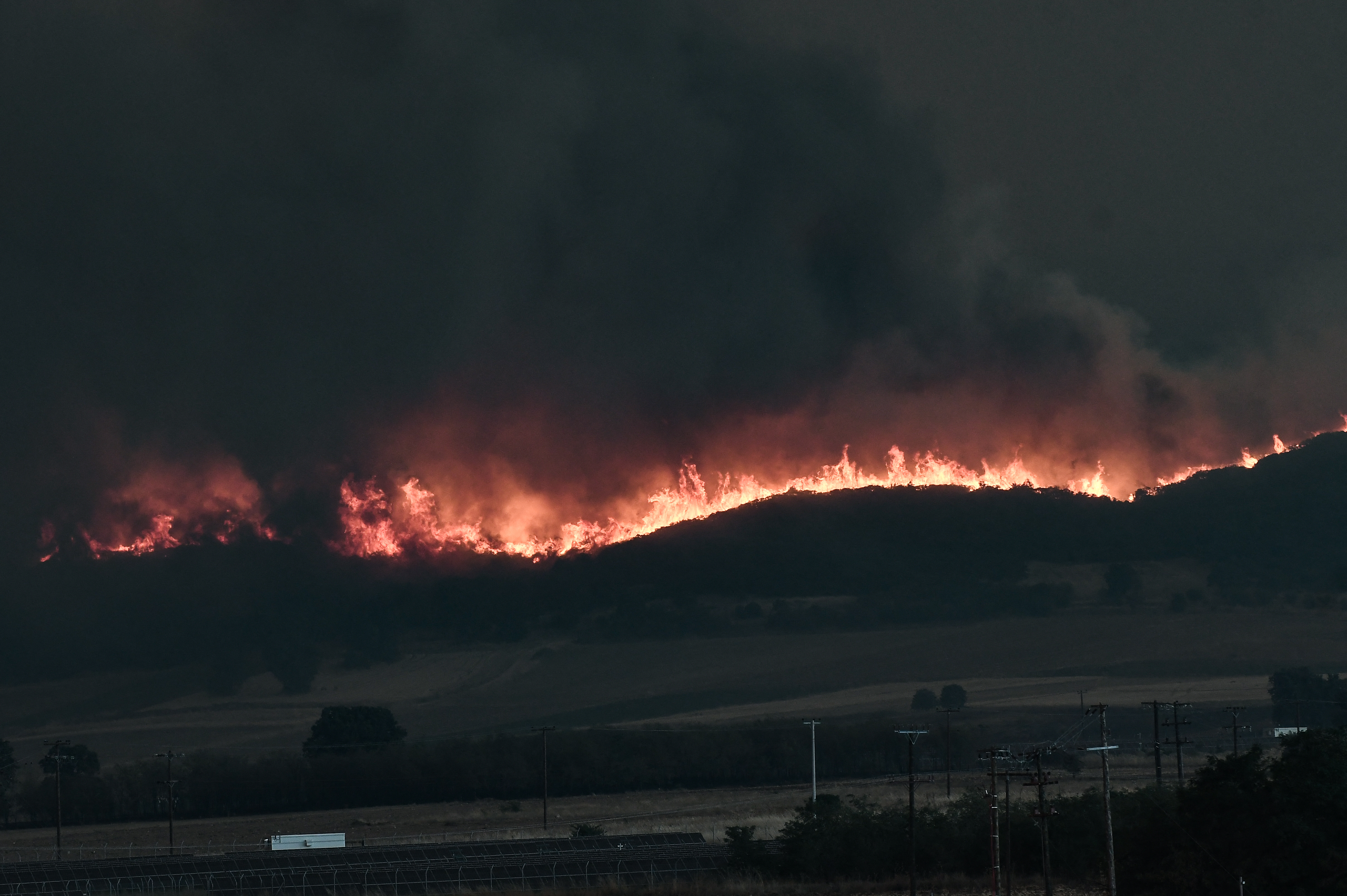 GREECE-FIRE-ENVIRONMENT-CLIMATE-WEATHER