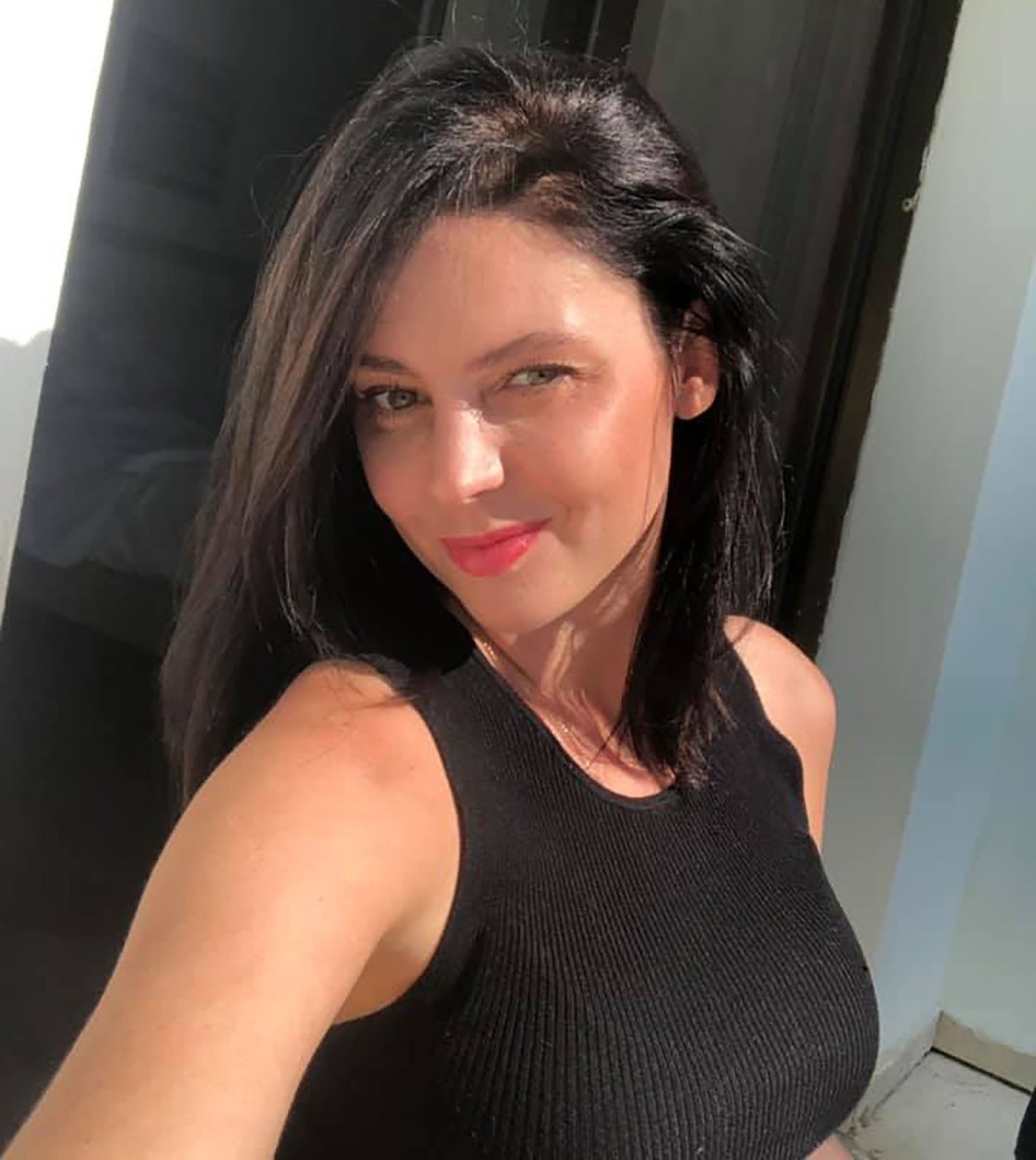 Flight attendant Kristina Raspopova