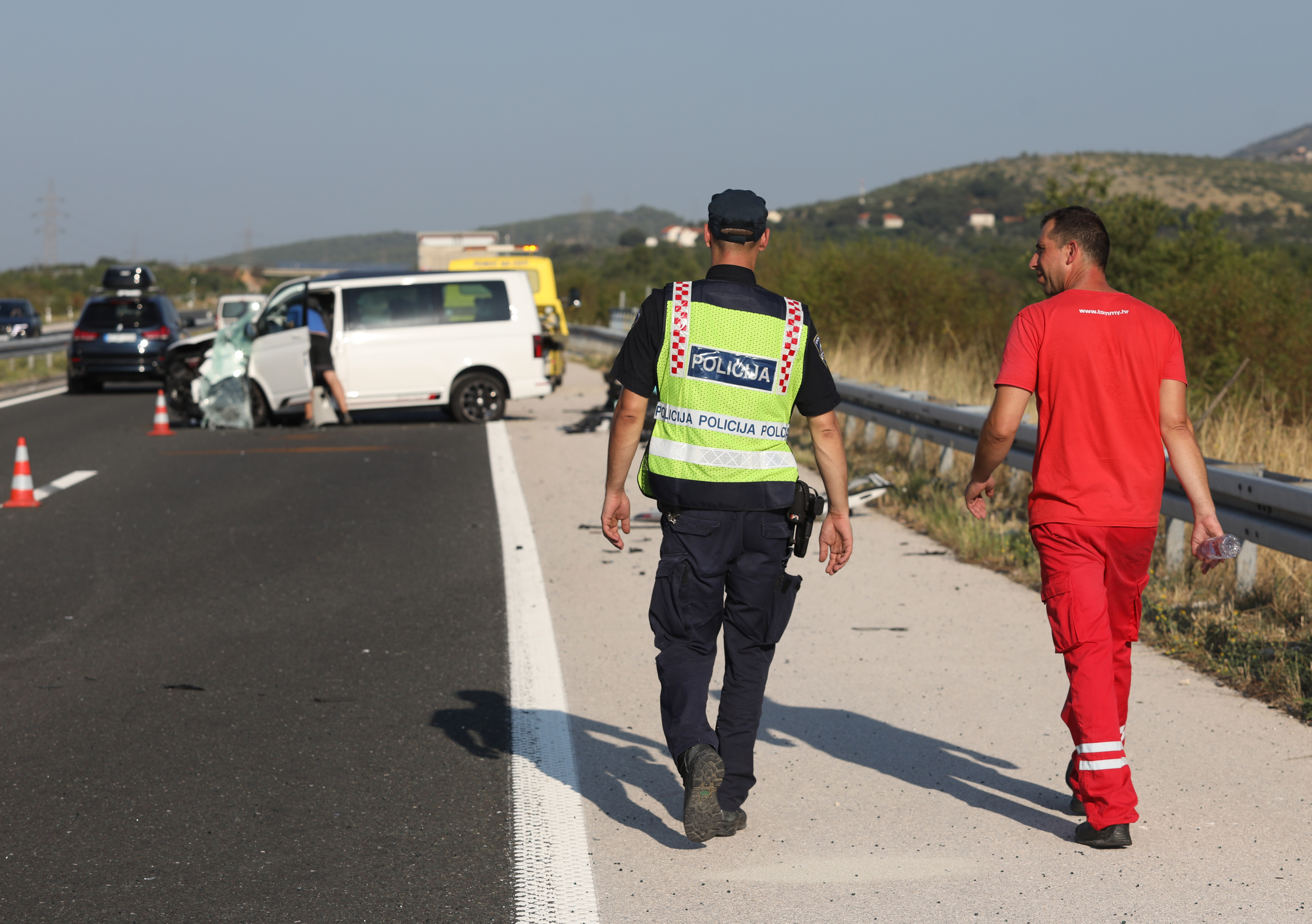 U sudaru kombija i kamiona kod Šibenika ozlijeđeno sedam osoba