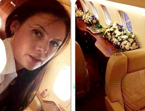 flight attendant Kristina Raspopova