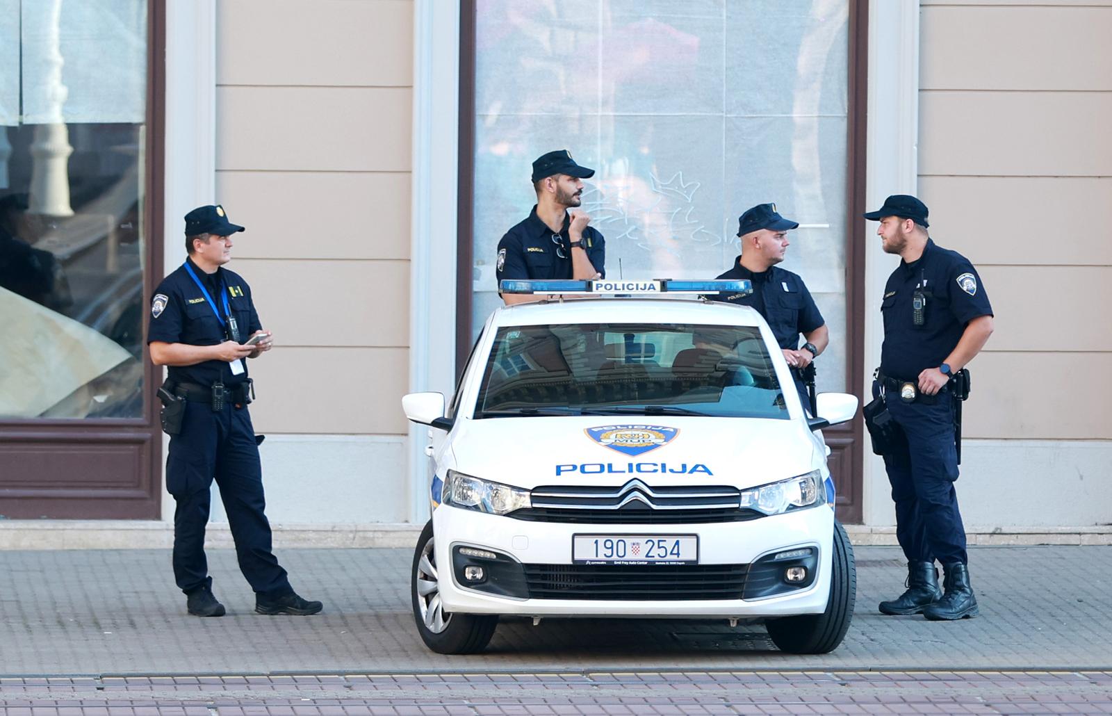 Zagreb: Jake policijske snage u centru grada