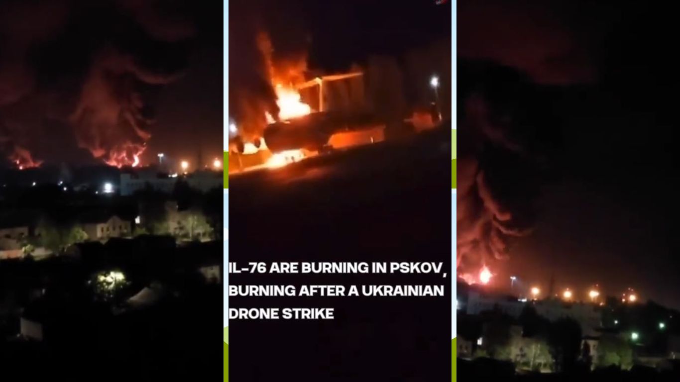 napad dronovima na rusiju