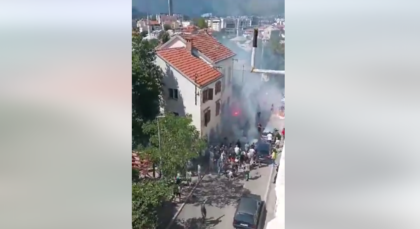 mostar, sukob, navijači, huligani