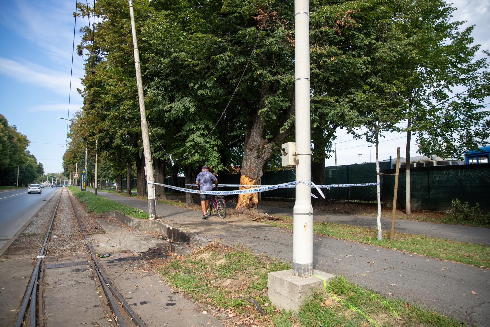 Osijek: Mjesto nesreće u kojoj je  jedna osoba  izgubila život, a četiri su zadobile ozljede opasne po život