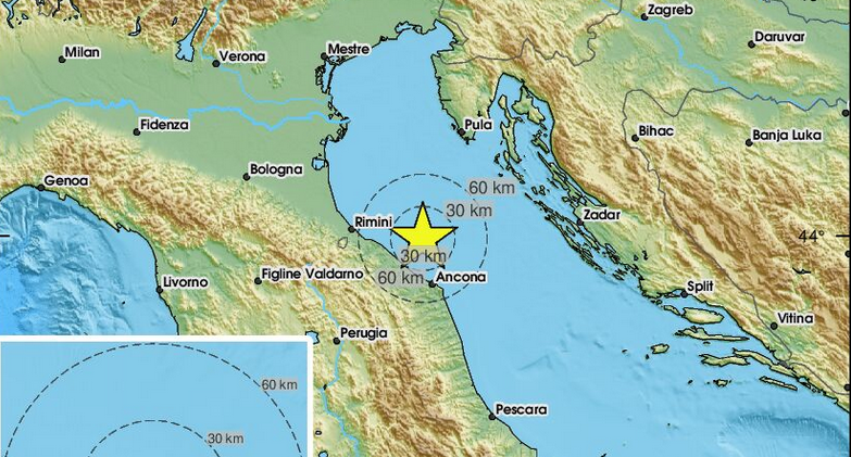 potres, Italija, potres u Italiji