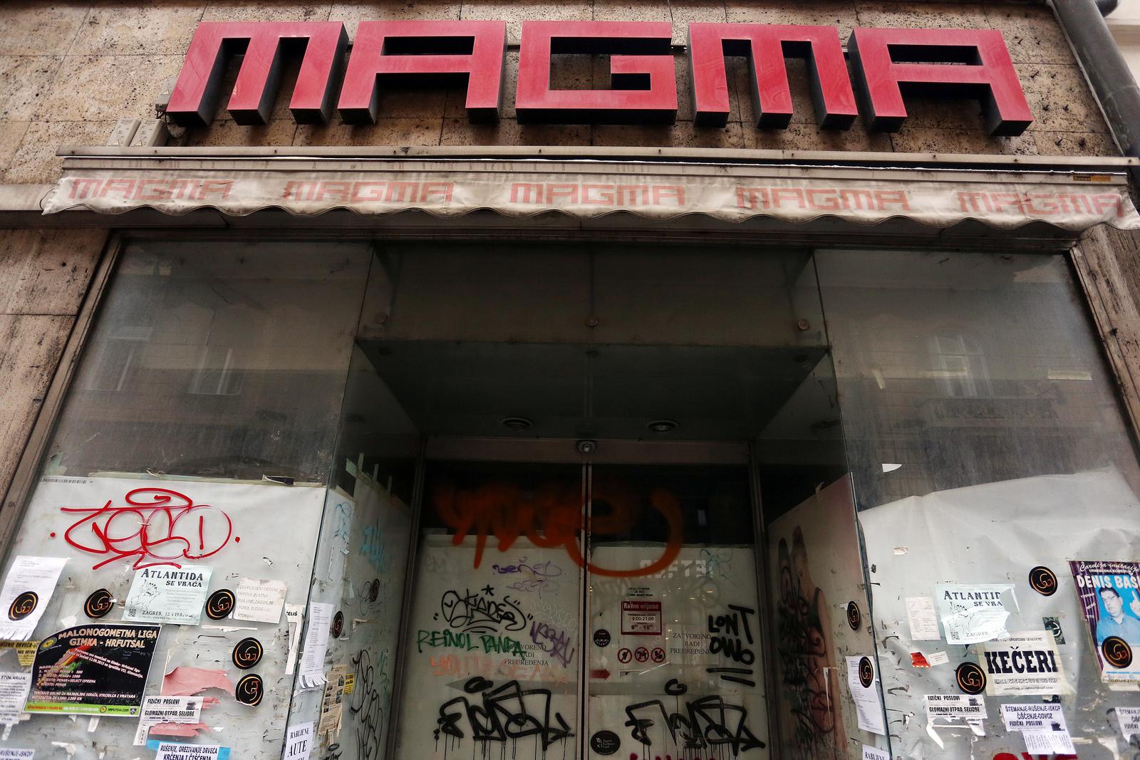 Zatvorena trgovina Magma u Ilici