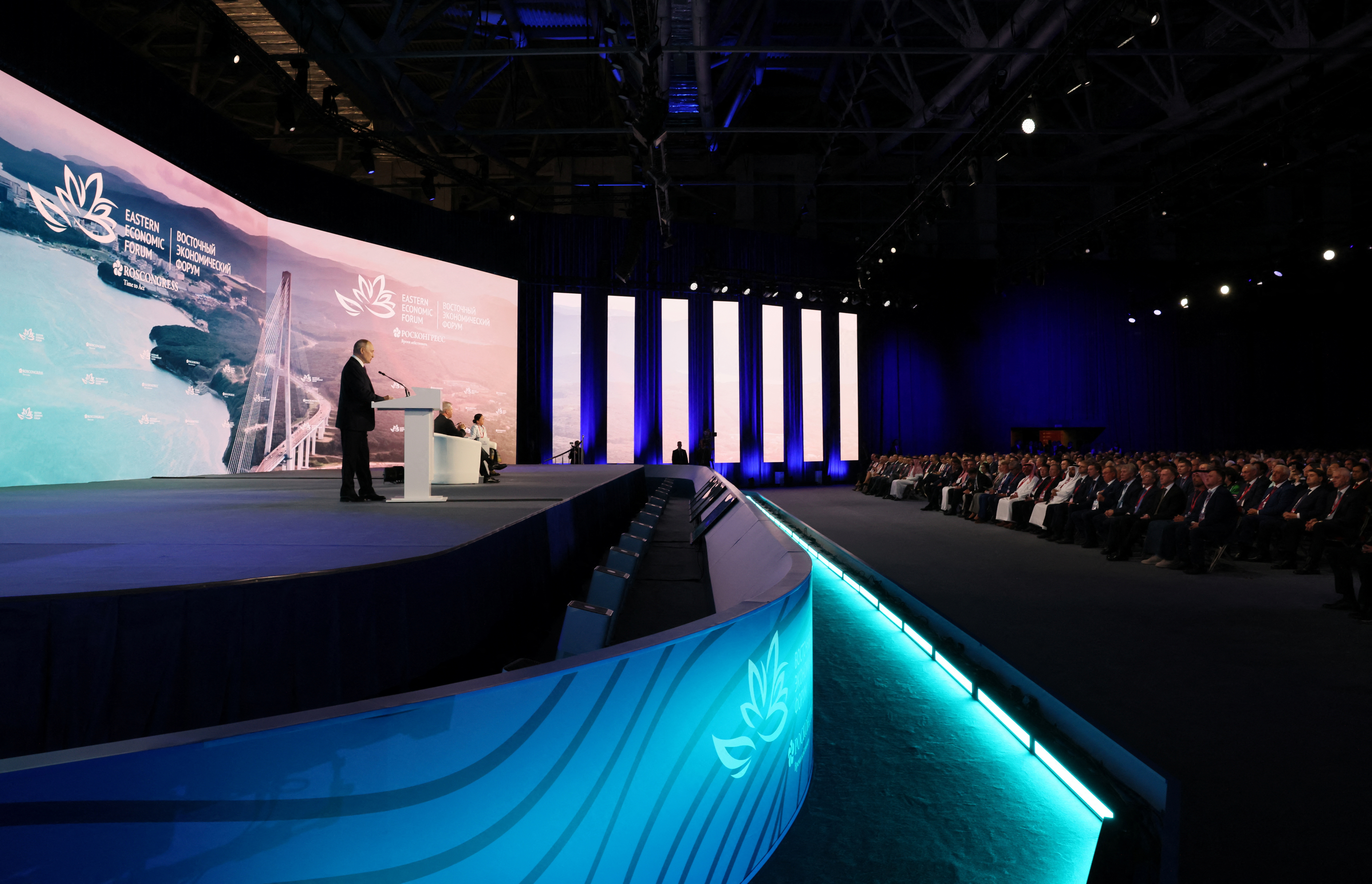 Russian President Putin attends Eastern Economic Forum in Vladivostok