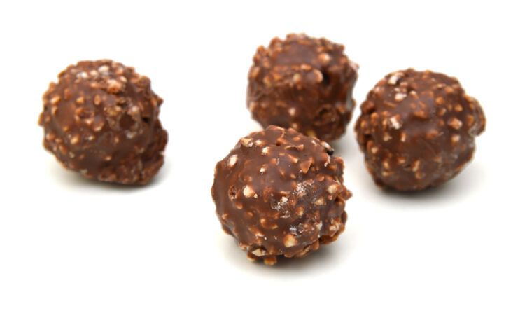 kuglice od lješnjaka, čokolada