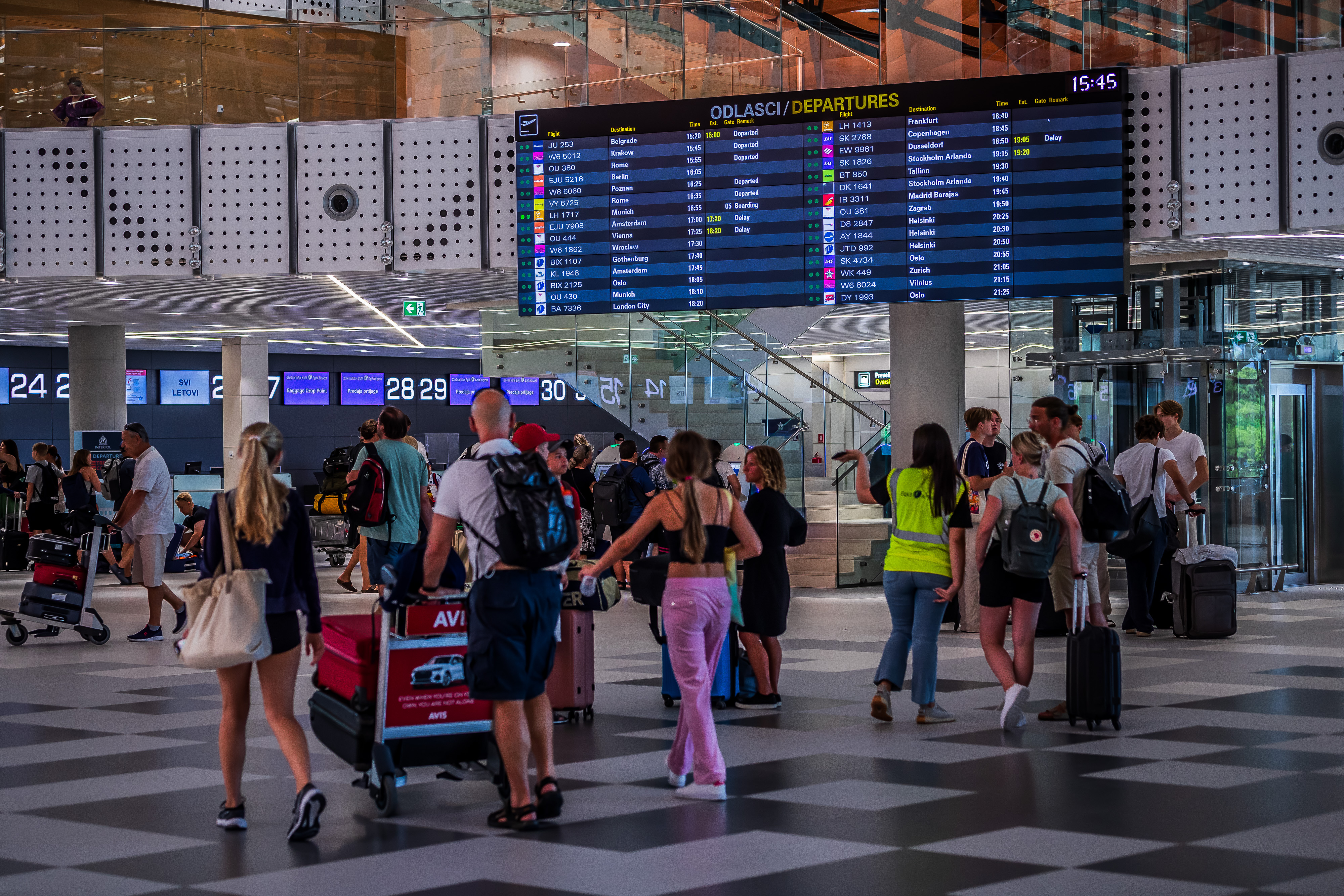 Gužve u Zračnoj luci Split