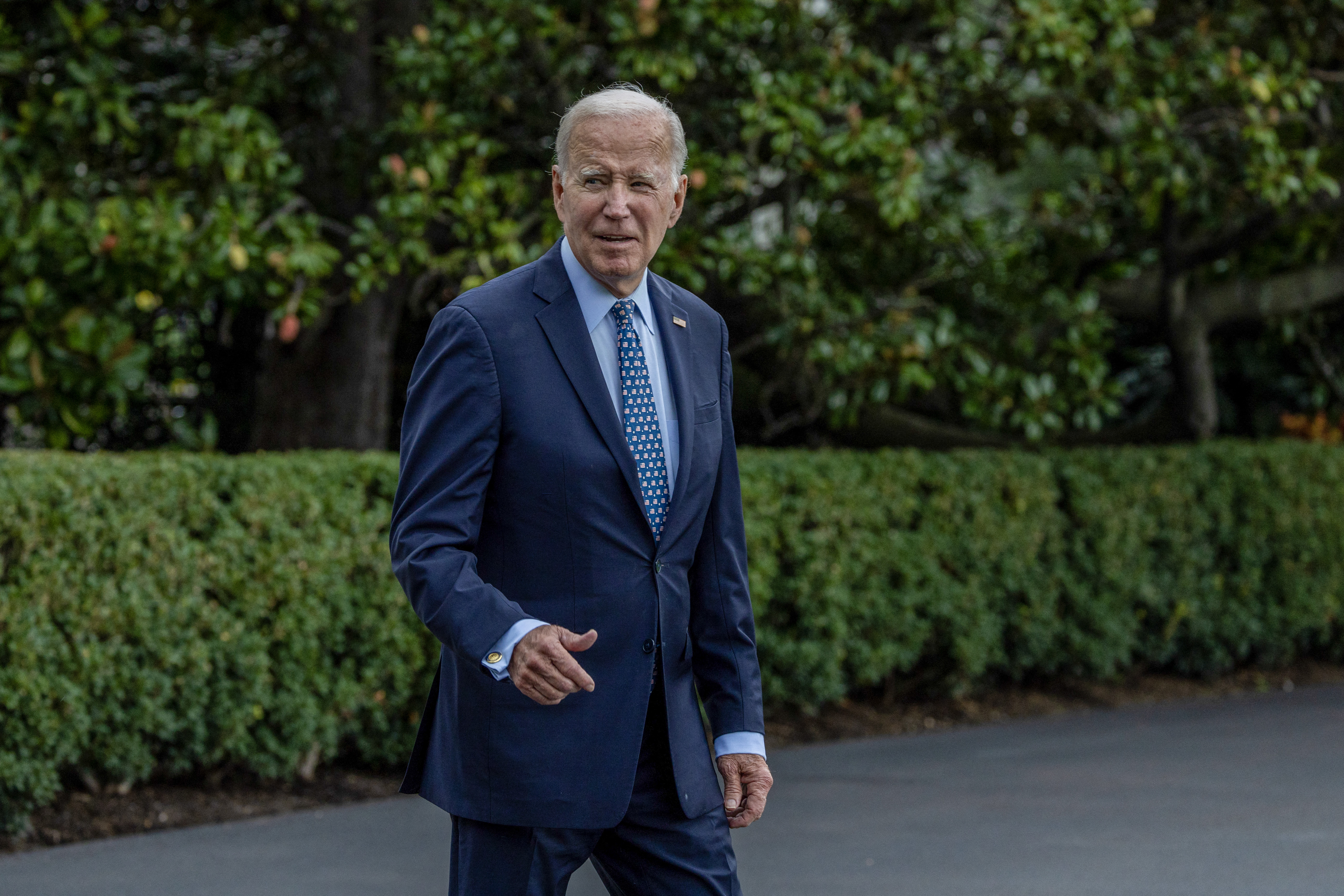 President Joe Biden Departs The White House En Route To New York