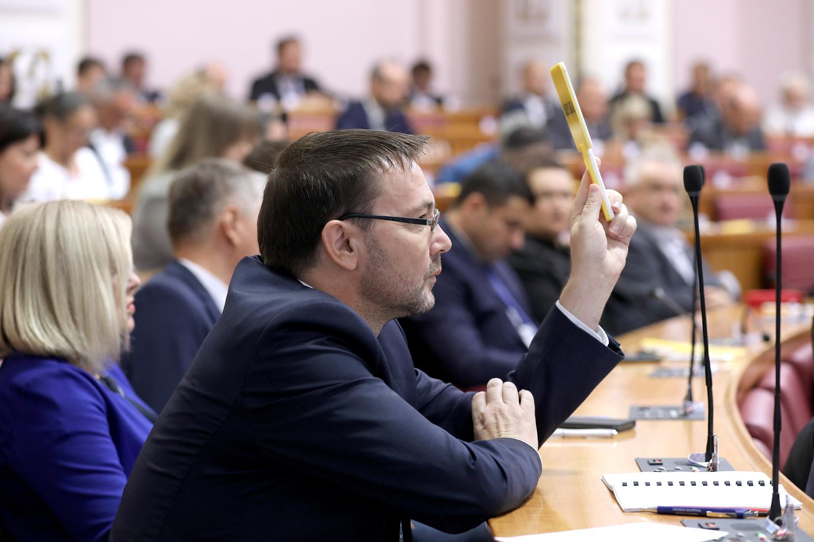 Zagreb: Pocela jesenska sjednica Sabora