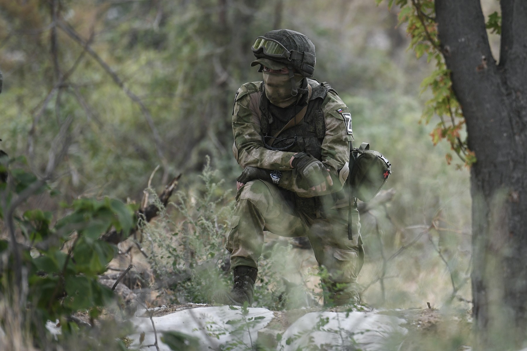 Ukraine Russia Military Operation Troops Advancing