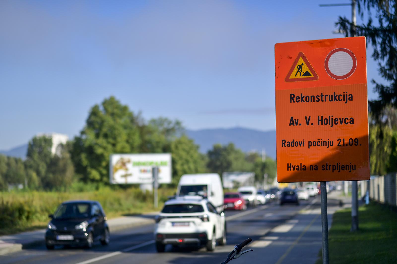 Zagreb: Zbog radova se na mjesec dana zatvara dio Avenije Većeslava Holjevca