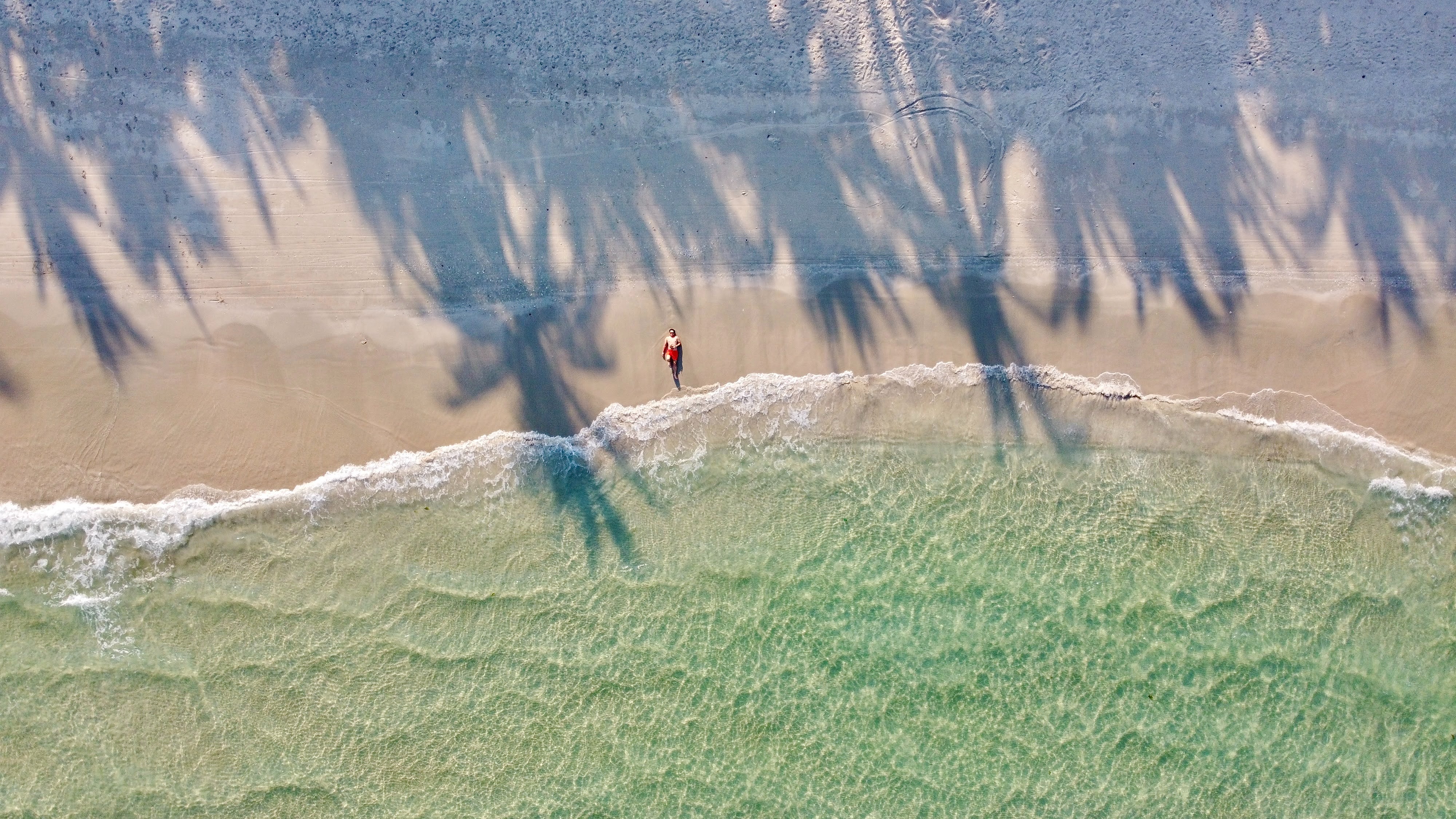 more, plaža, čovjek, odmor, ljeto