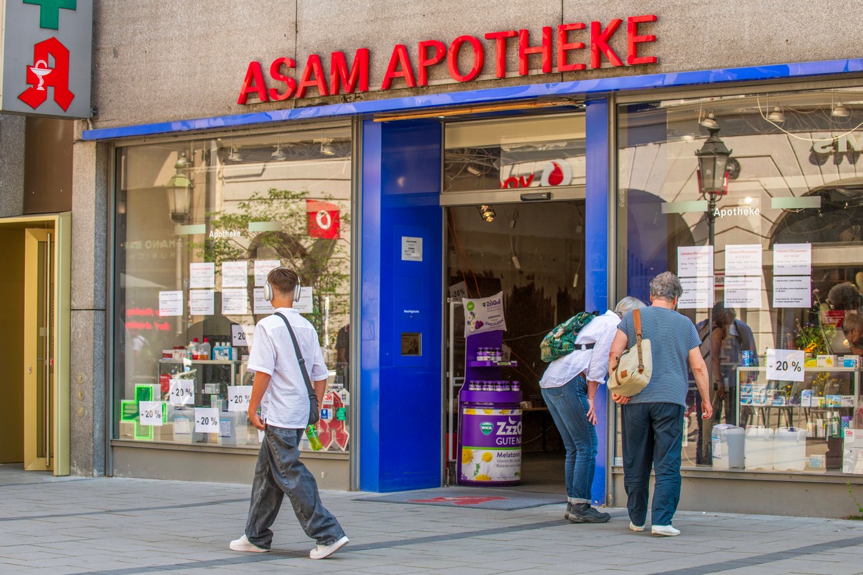 Asam Apotheke in der Sendlingerstraße, schließt endgültig am 31. August, München, 21. August 2023 Deutschland, München,