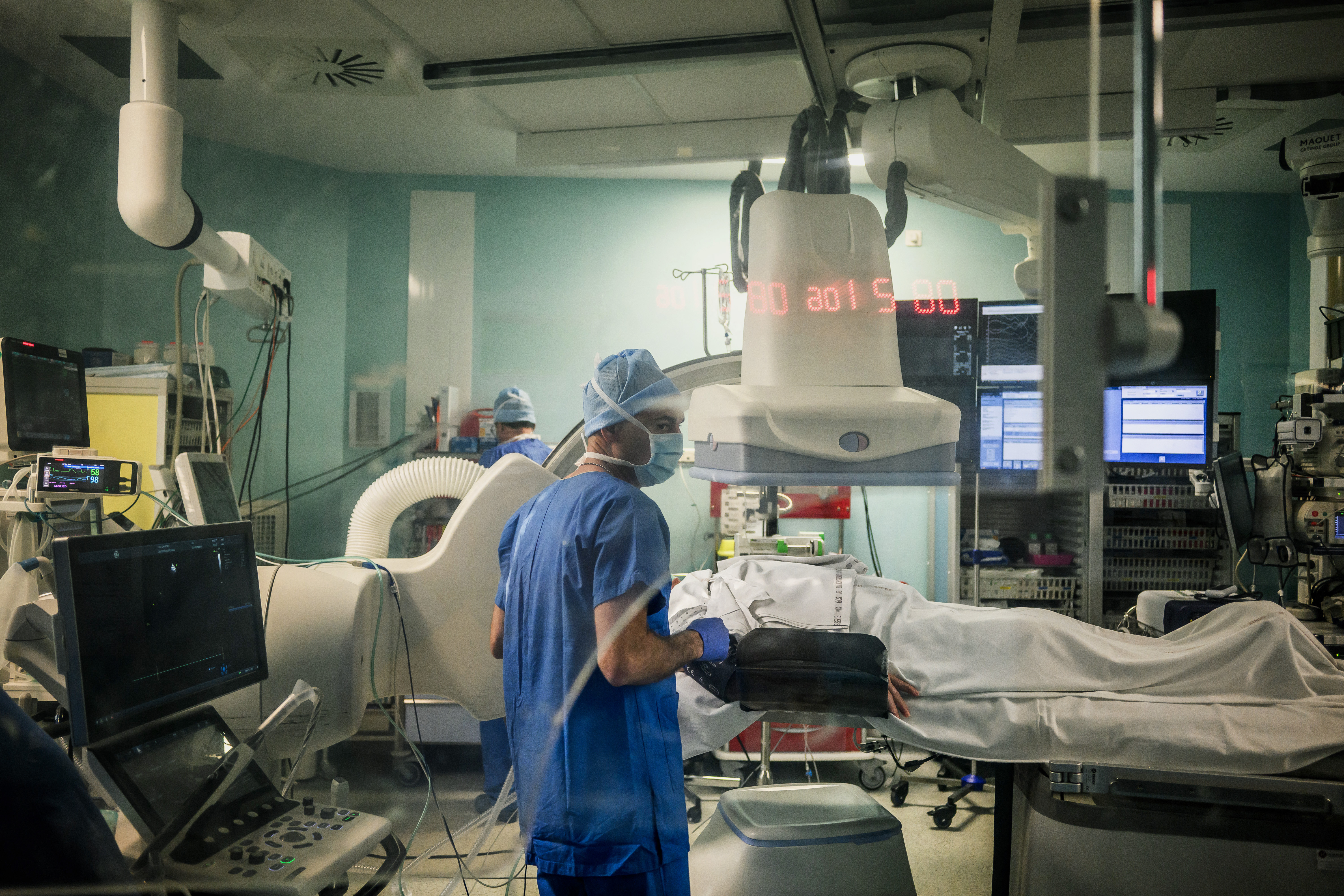 liječnici, operacija, pregled