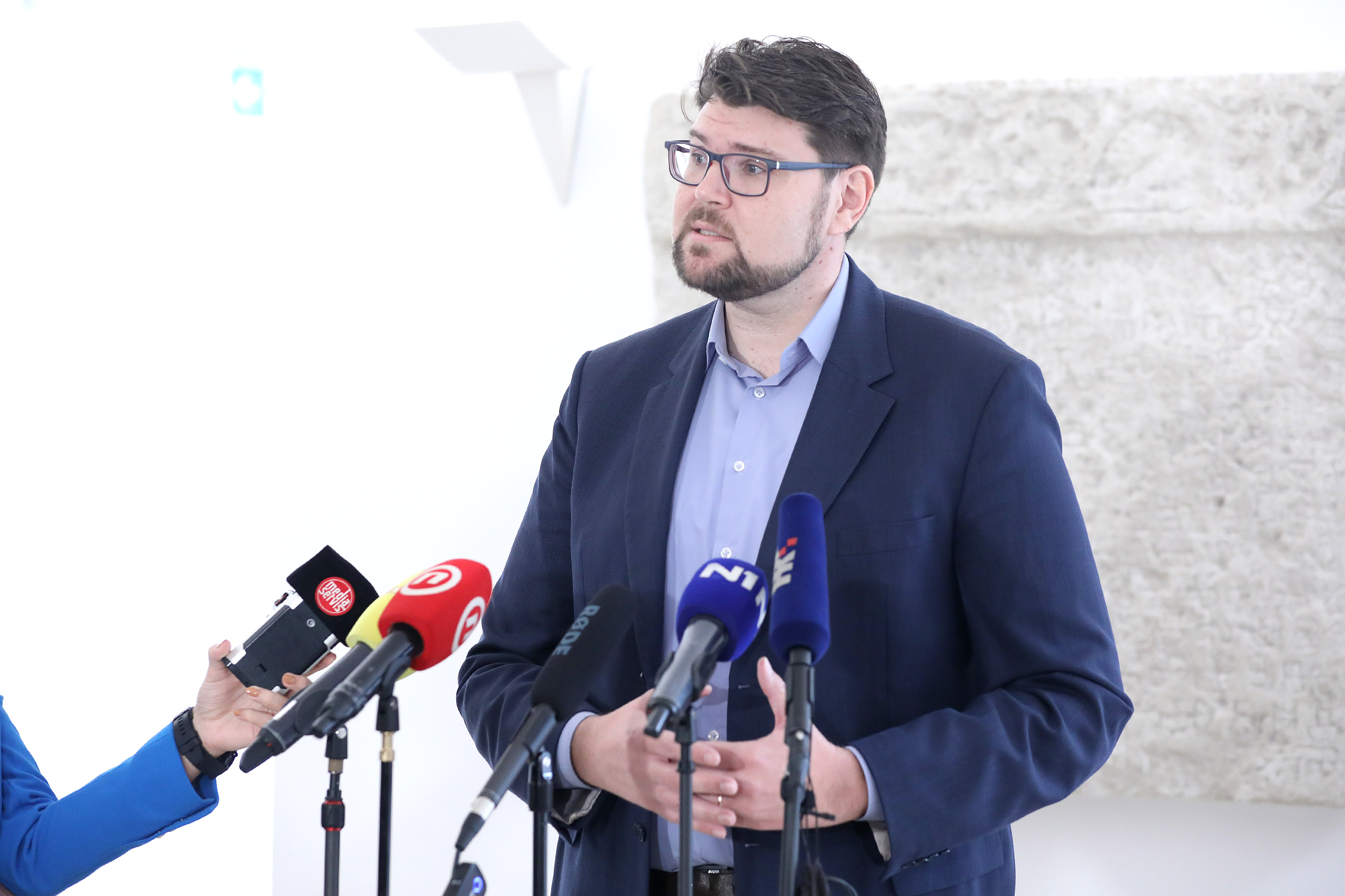 Zagreb: Peđa Grbin o aktualnim temama