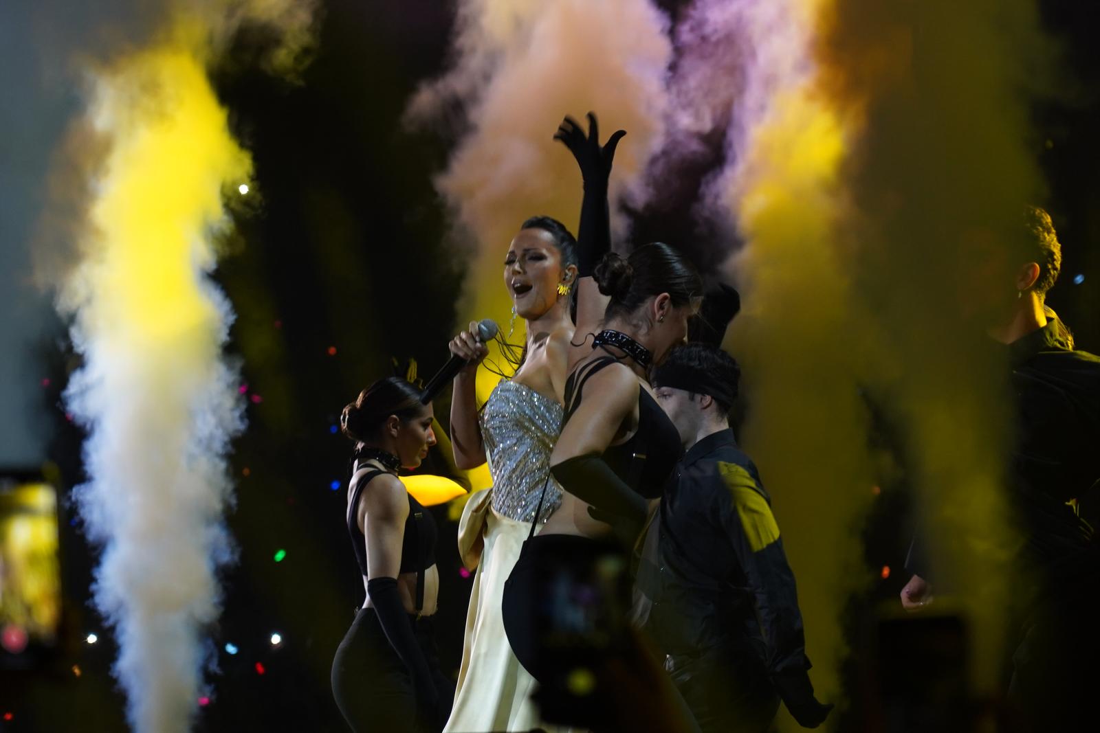 Beograd: Aleksandra Prijović je prvim od tri koncerta u Štark Areni započela svoju regionalnu turneju "Od istoka do zapada"