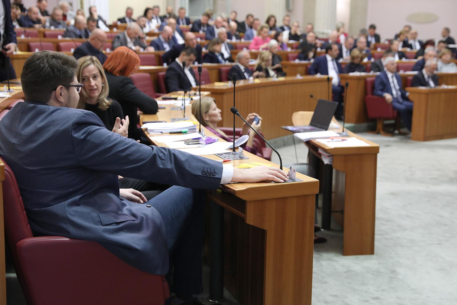 Zagreb: Sabor glasovao o raspravljenim točkama dnevnog reda