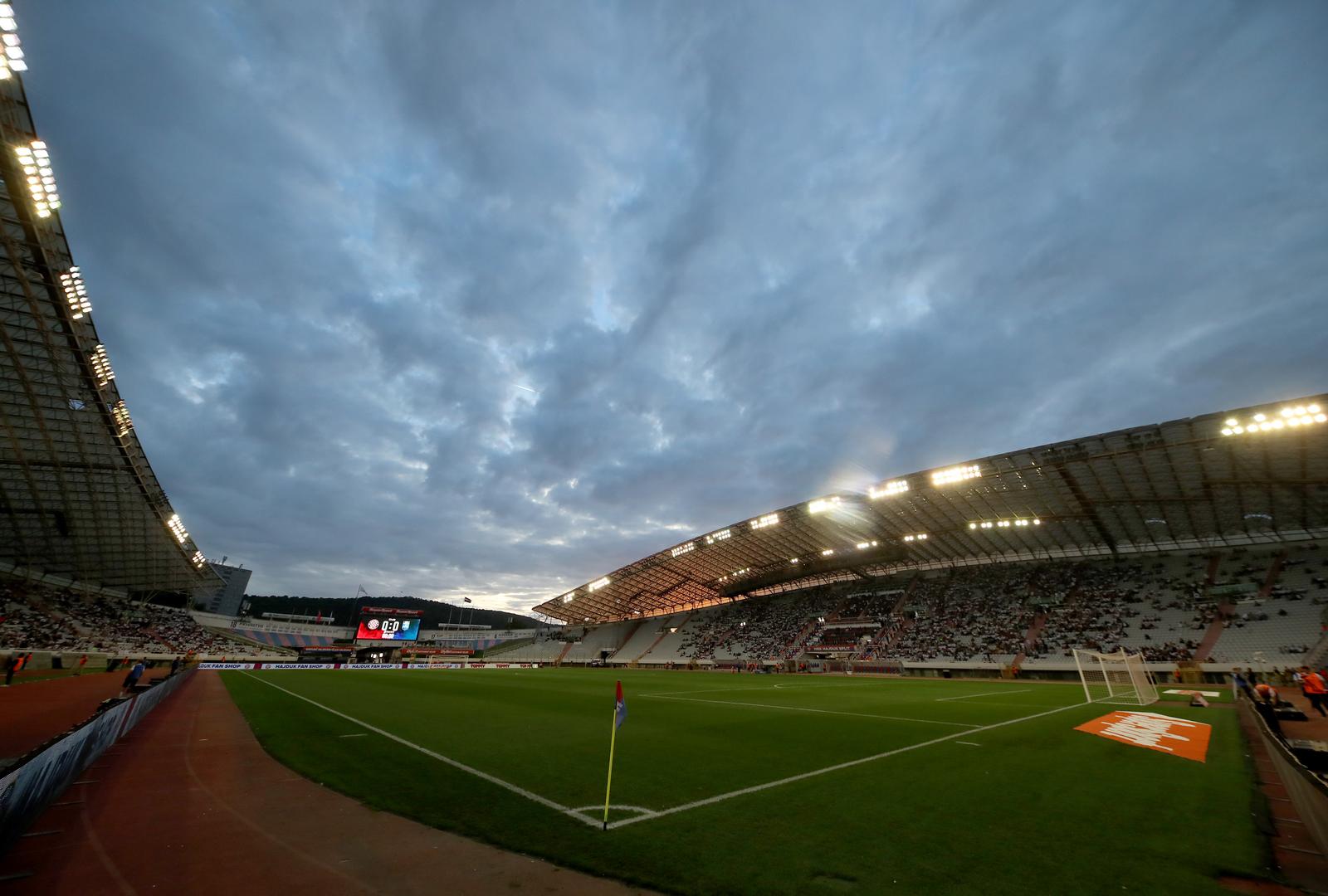 Split: Stadion Poljud na kojem će se odigrati utakmica HNK Hajduk i NK Osijek