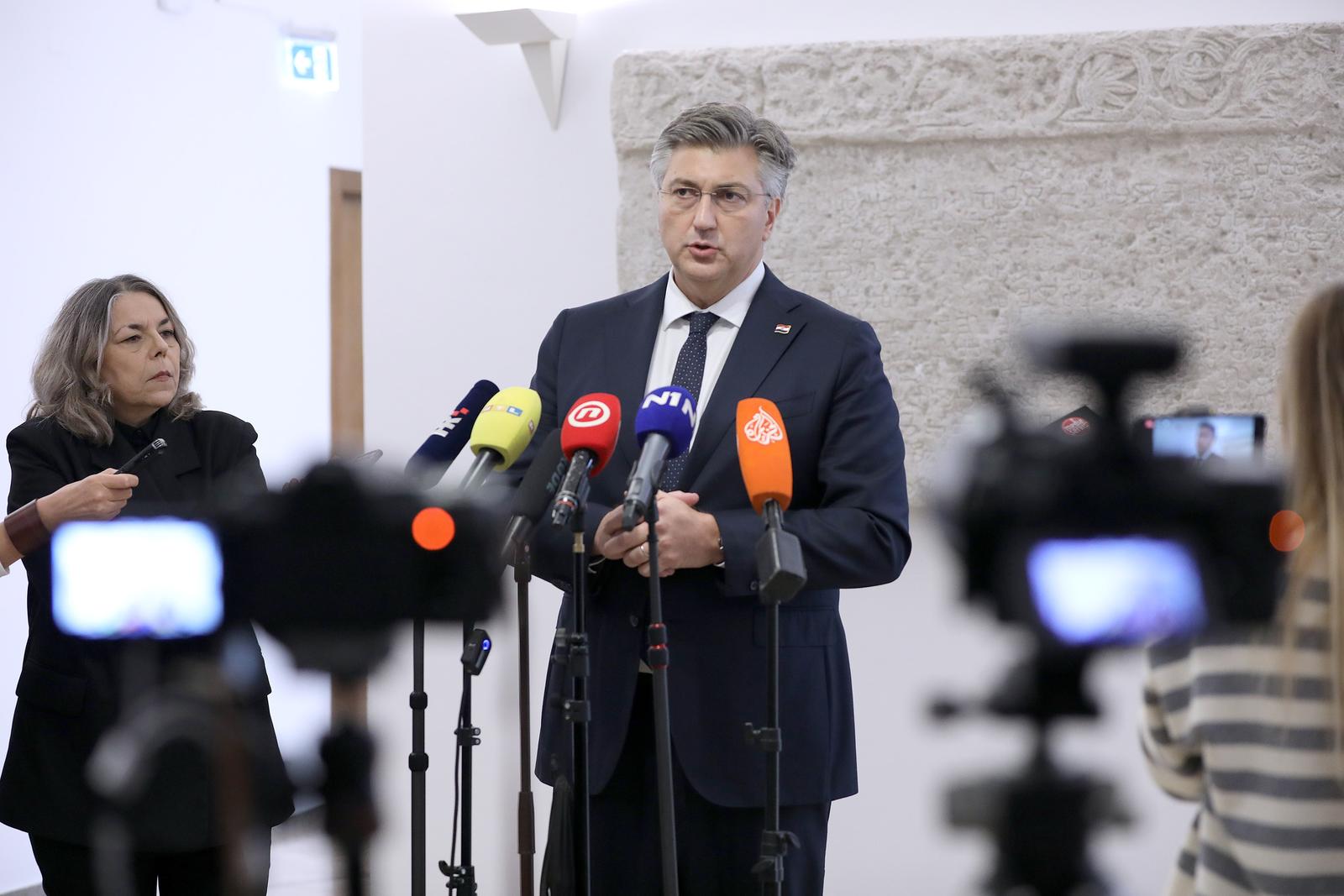 Zagreb: Andrej Plenković se obratio medijima