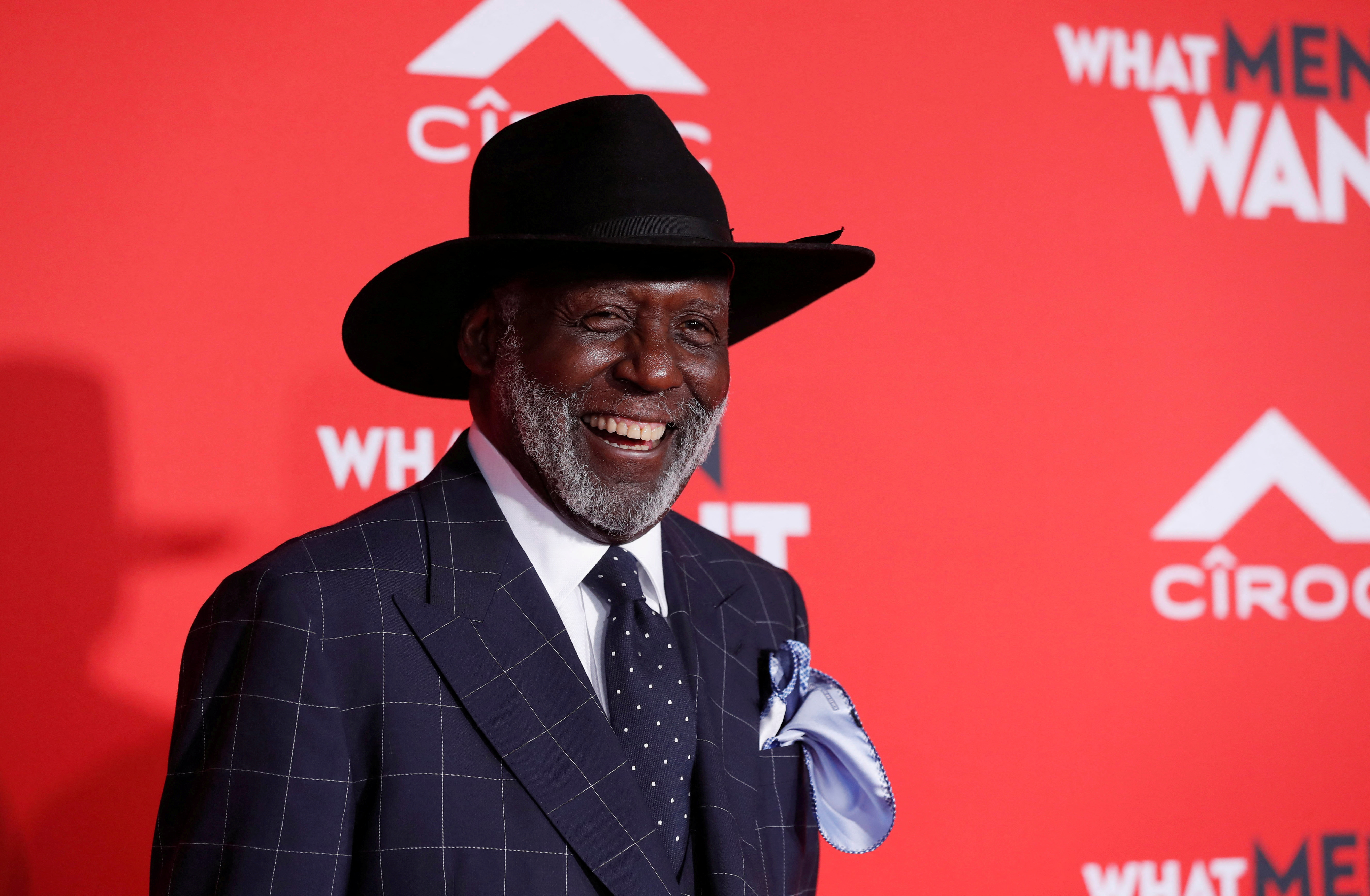 FILE PHOTO: FILE PHOTO: Cast member Richard Roundtree poses at the premiere of the movie "What Men Want" in Los Angeles, California