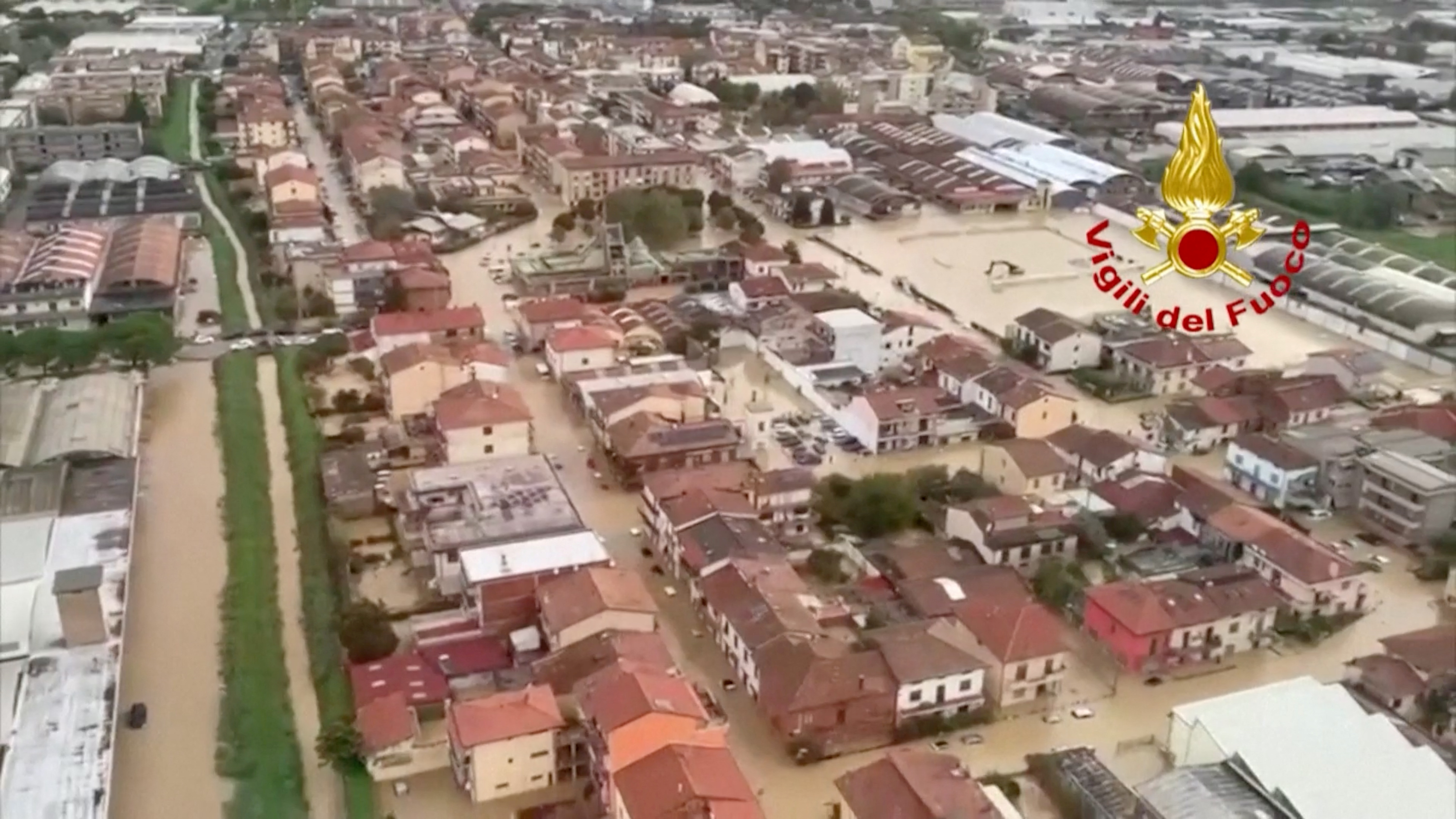 Heavy rains and flooding in Tuscany