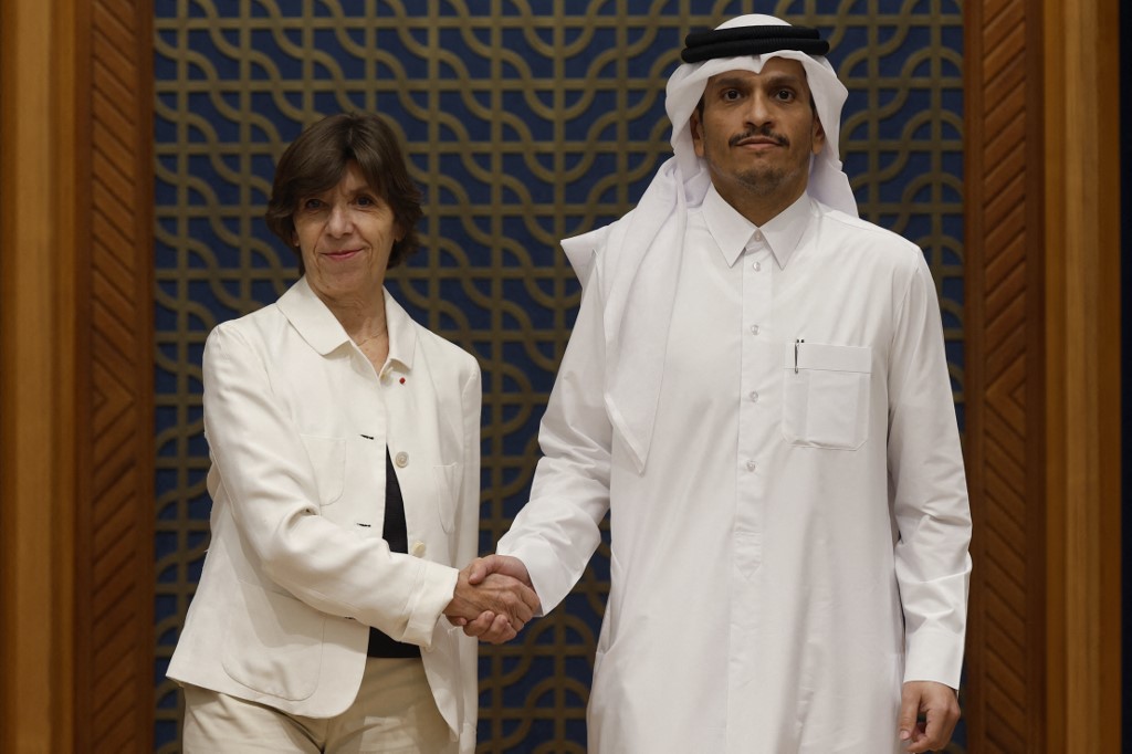 QATAR-FRANCE-PALESTINIAN-ISRAEL-CONFLICT-DIPLOMACY