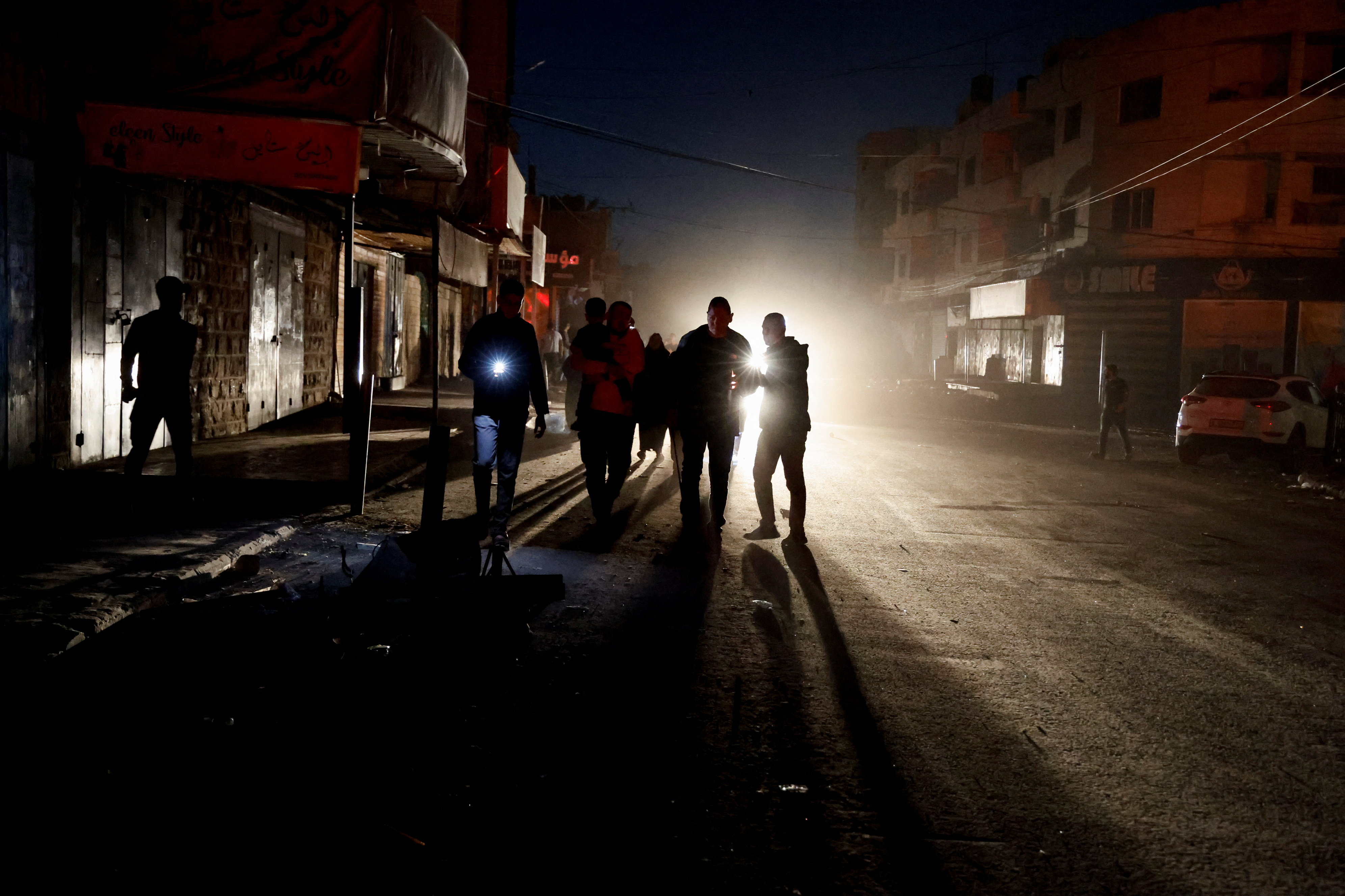 Israeli troops raid Jenin, in the Israeli-occupied West Bank