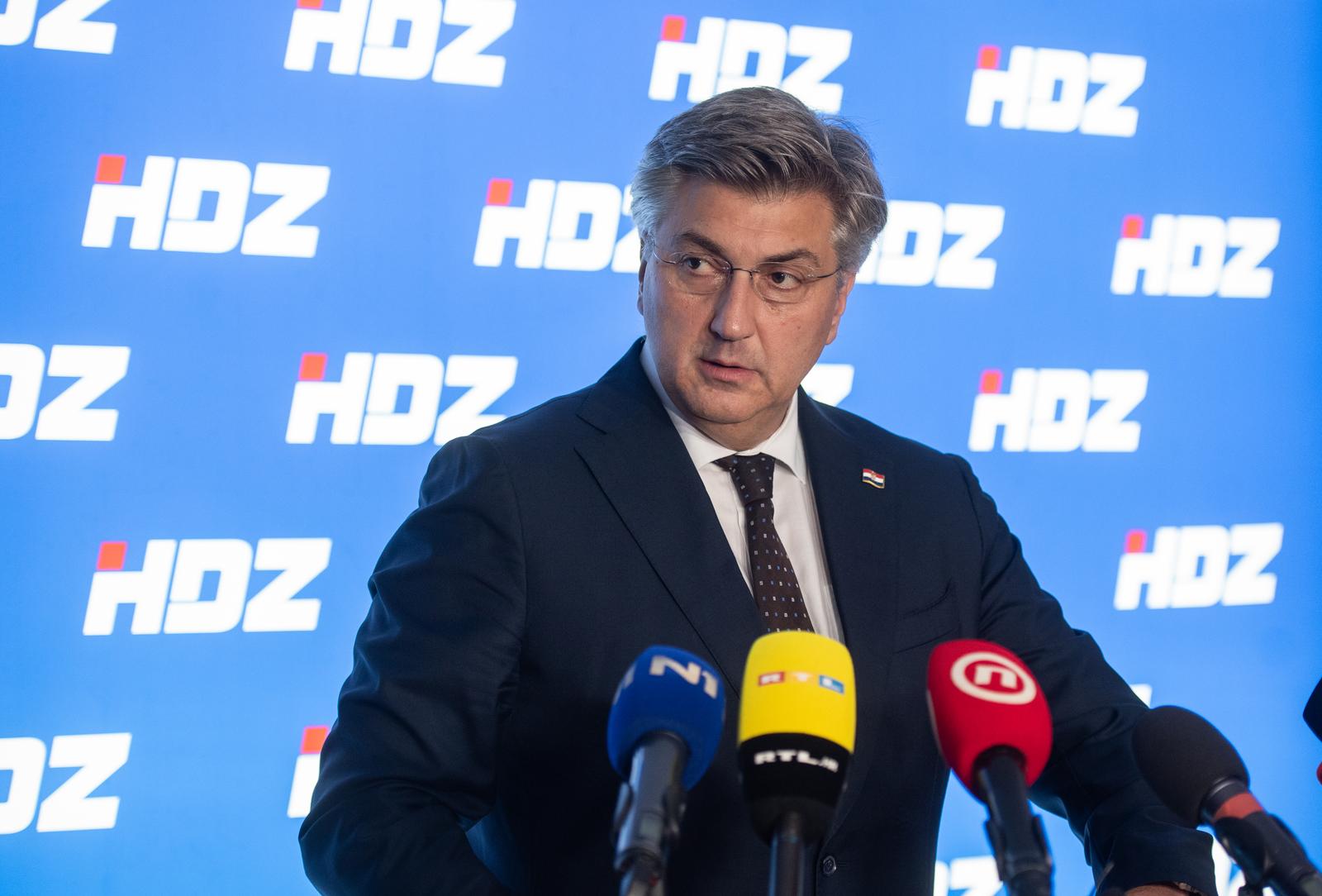 Zagreb:  Andrej Plenković dao je  izjavu nakon Predsjedništva HDZ-a