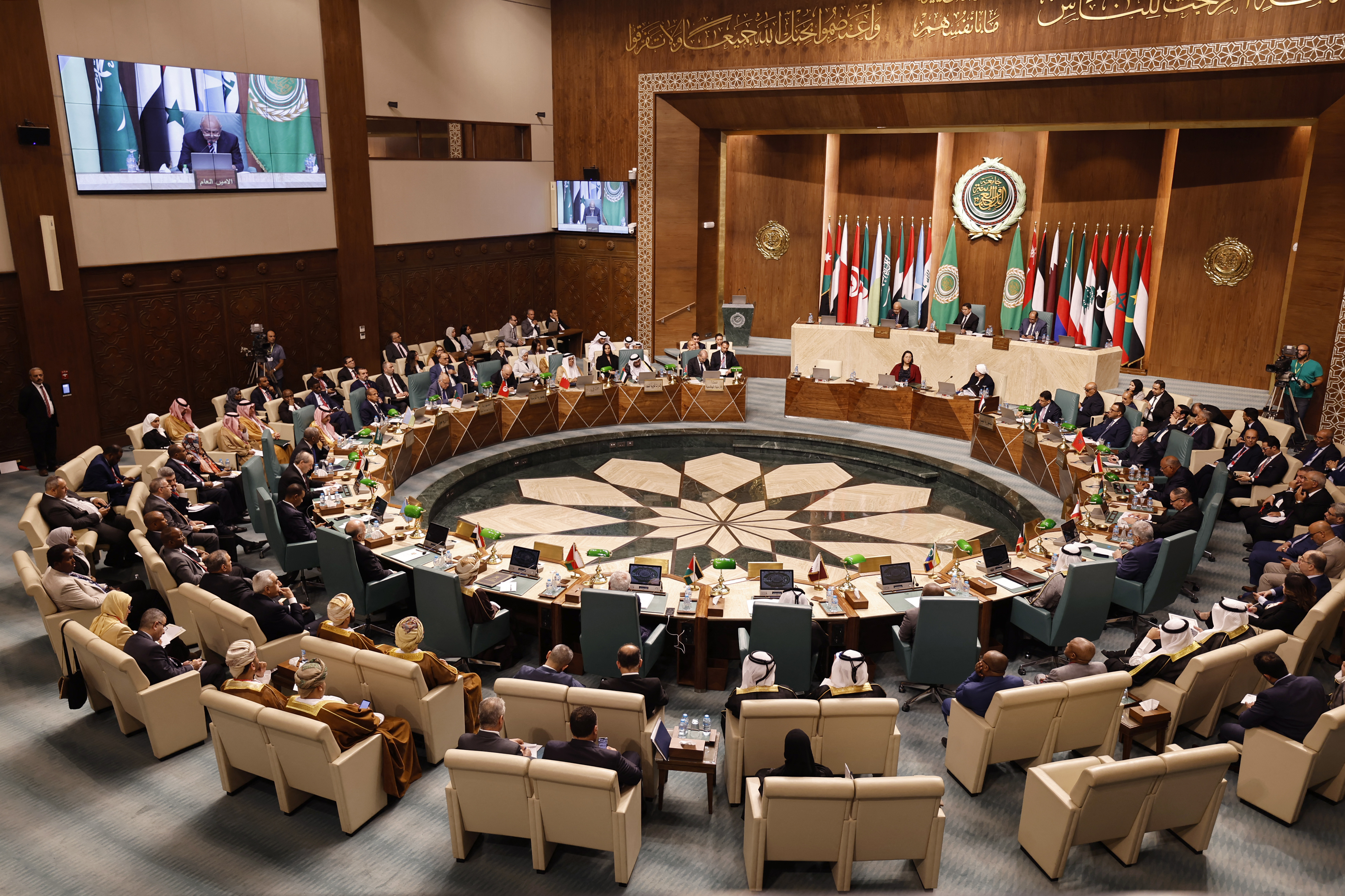 EGYPT-ARAB-LEAGUE-PALESTINIAN-ISRAEL-CONFLICT-DIPLOMACY
