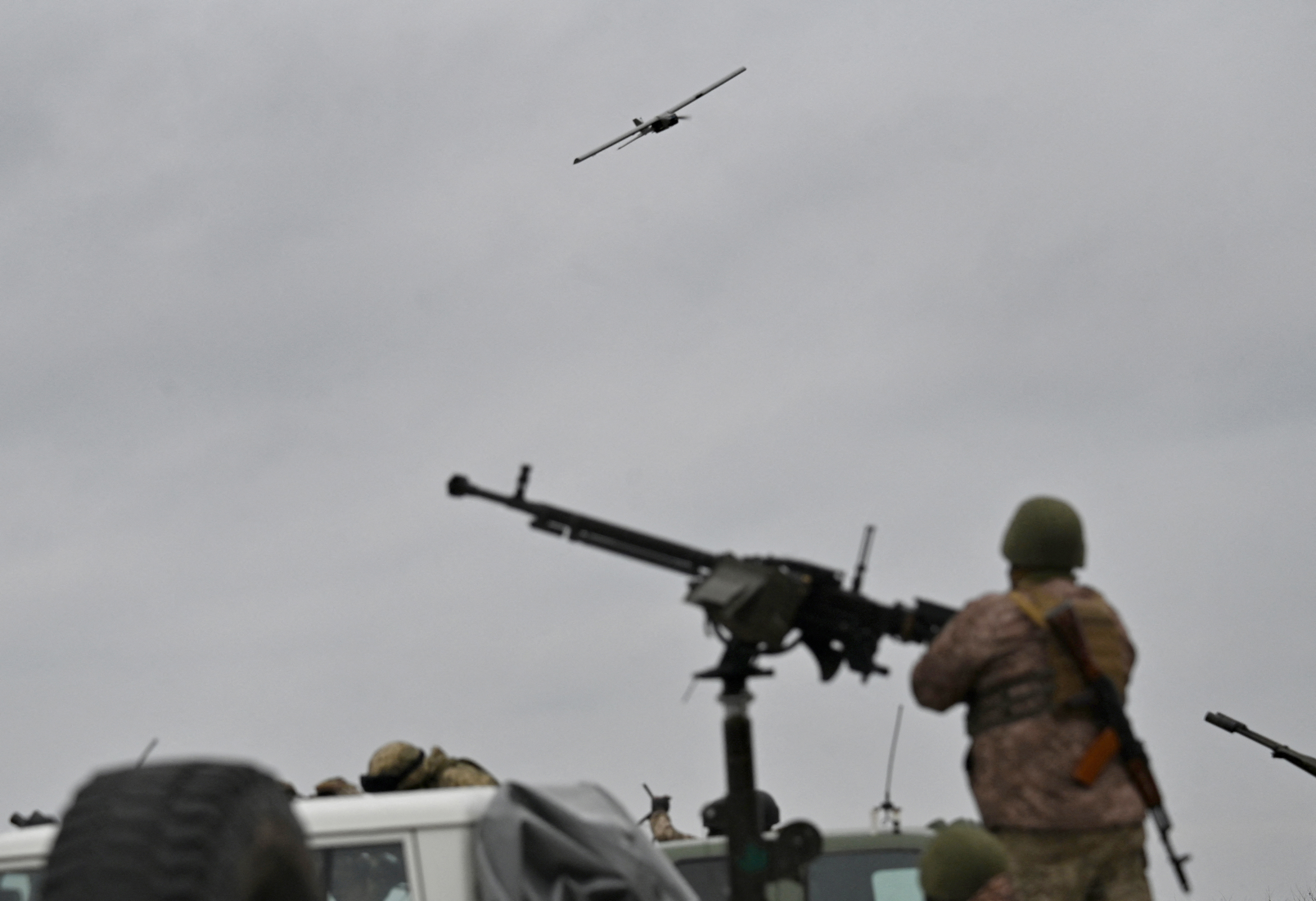 ukrajina, dron, napad