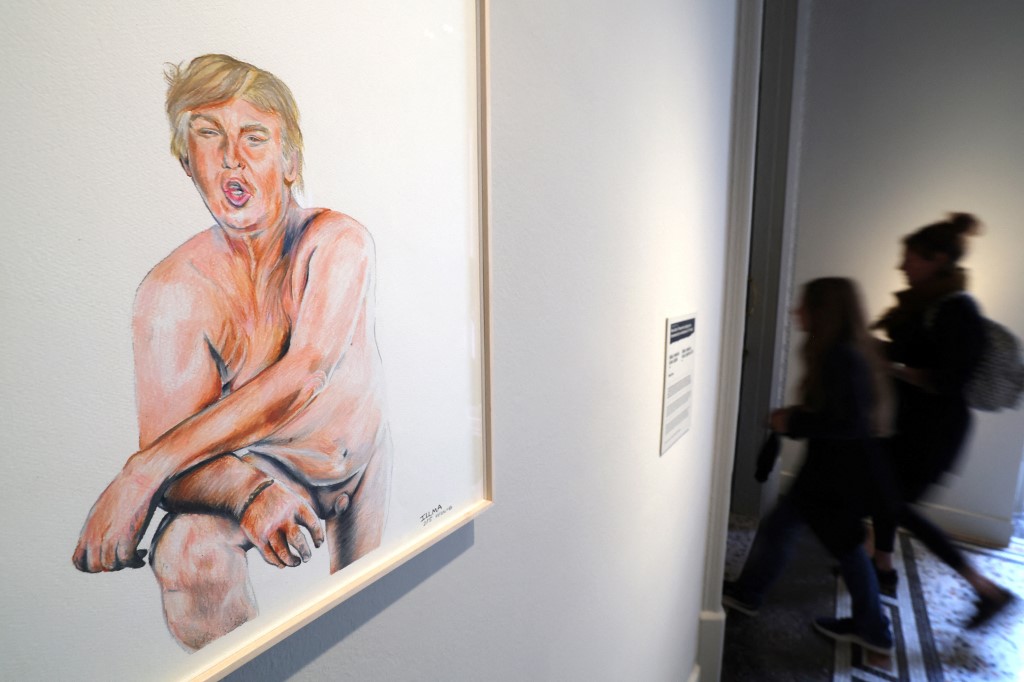 muzej zabranjene umjetnosti, goli donald trump, illma gore,