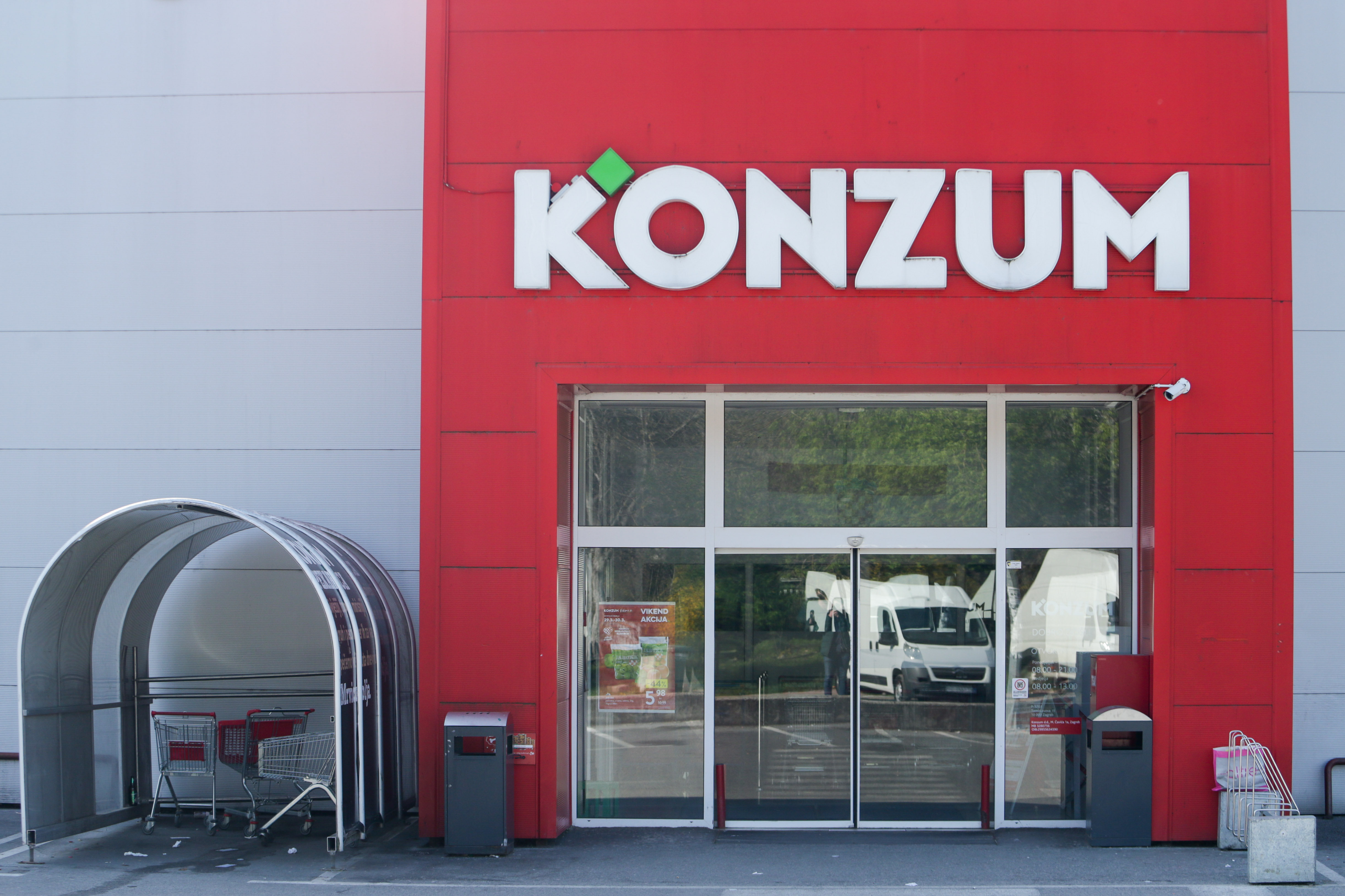 Diljem zemlje sve poslovnice Konzuma zatvorene na jedan dan