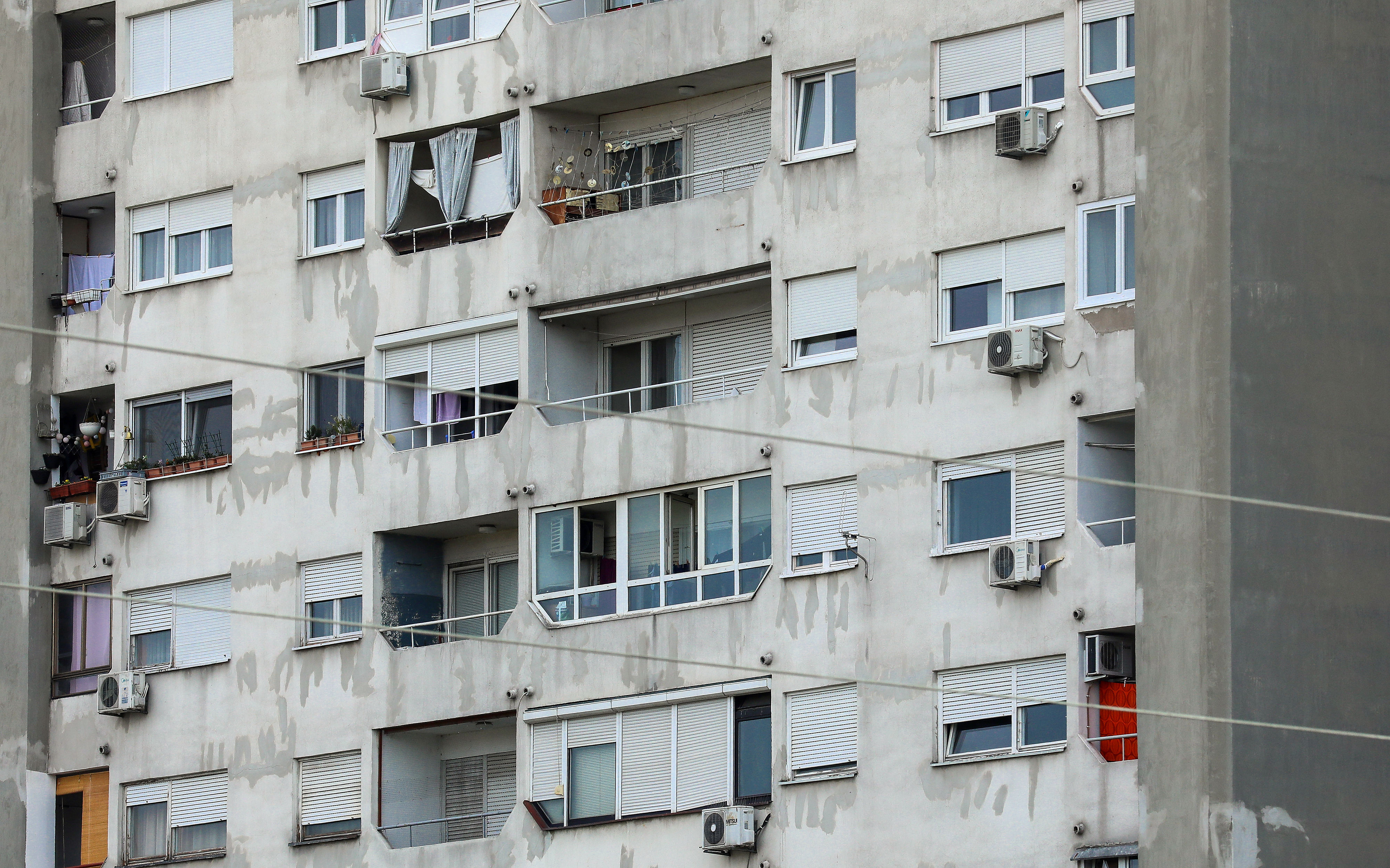 Zagreb: Neboderi u Ulici Braće Domany